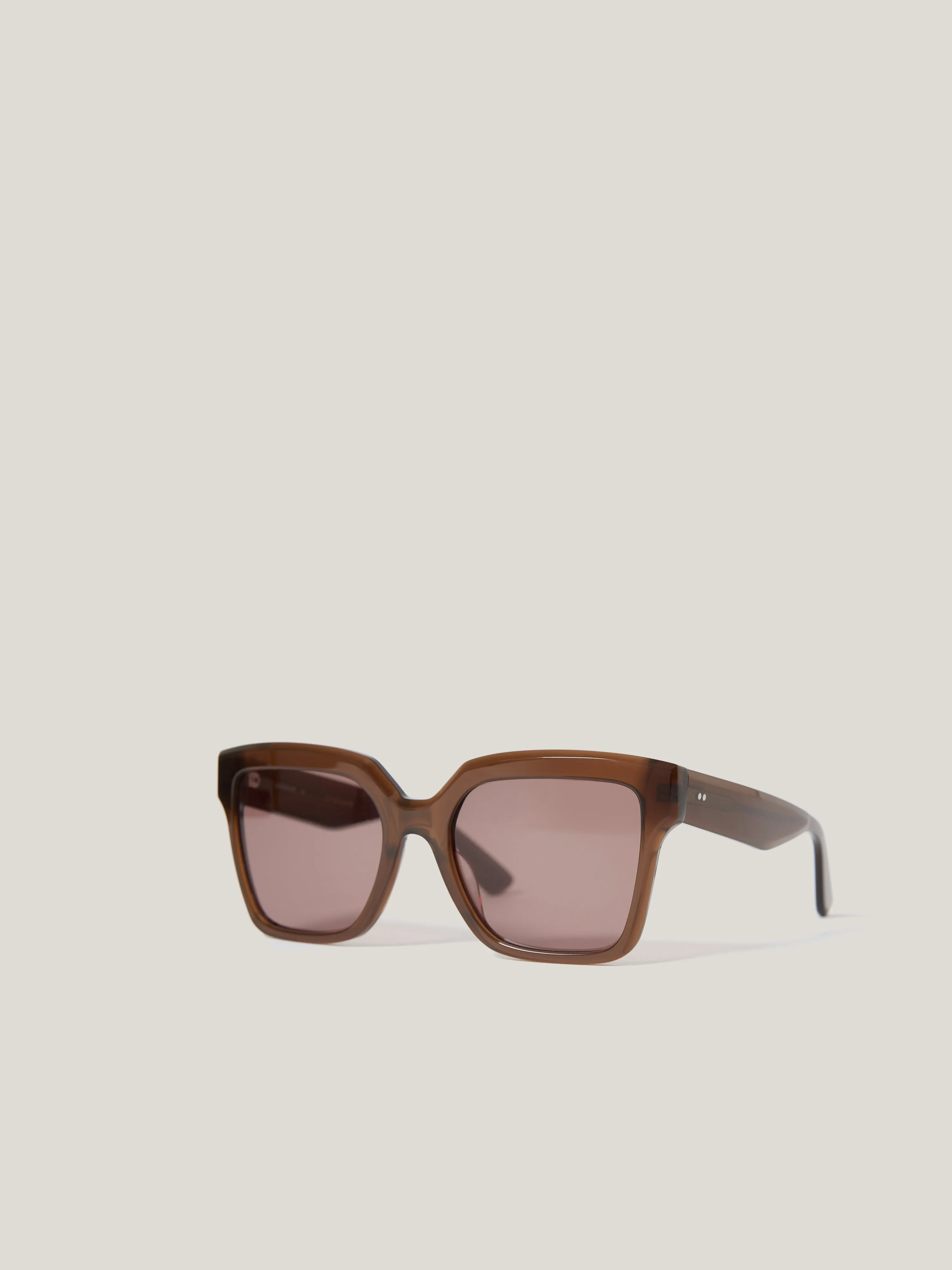 Maldon D-frame Sunglasses | Chocolate sold by Jigsaw product image thumbnail 3