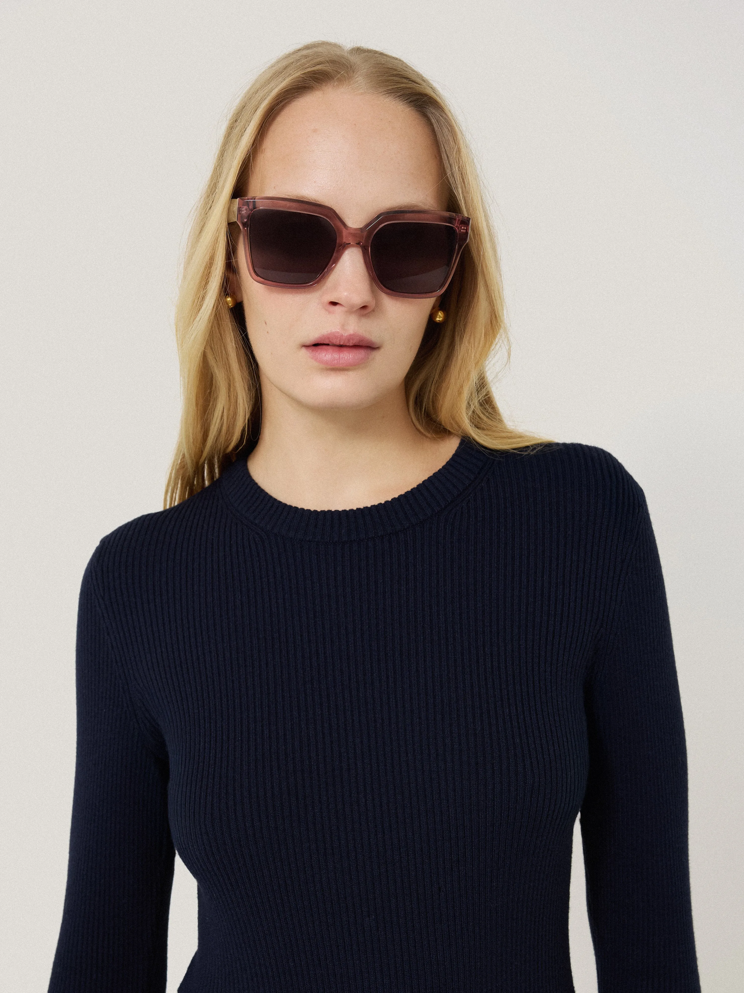 Maldon D-frame Sunglasses | Pink sold by Jigsaw product image thumbnail 2