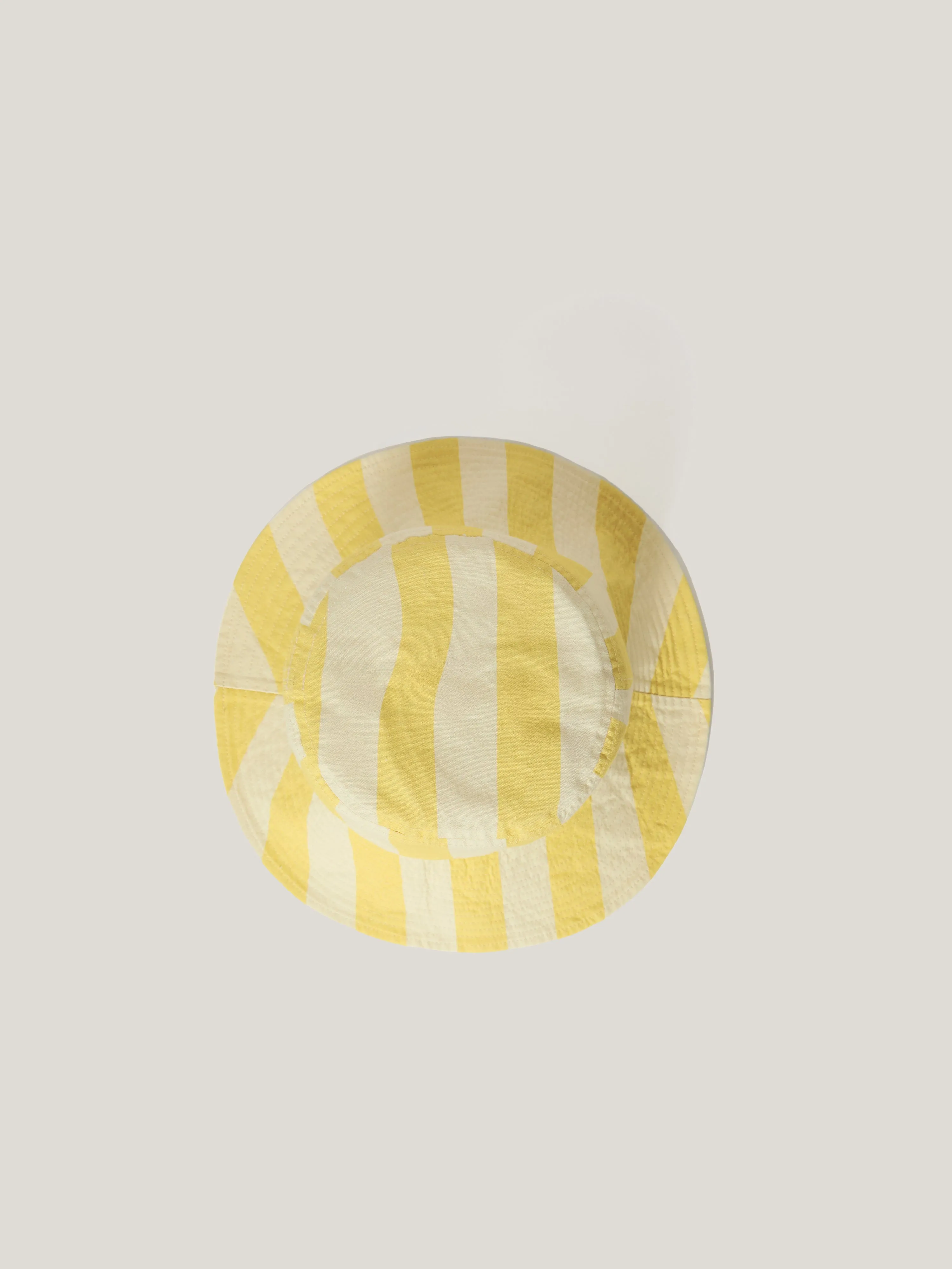 Reversible Cotton Stripe Bucket Hat | Yellow sold by Jigsaw product image thumbnail 4