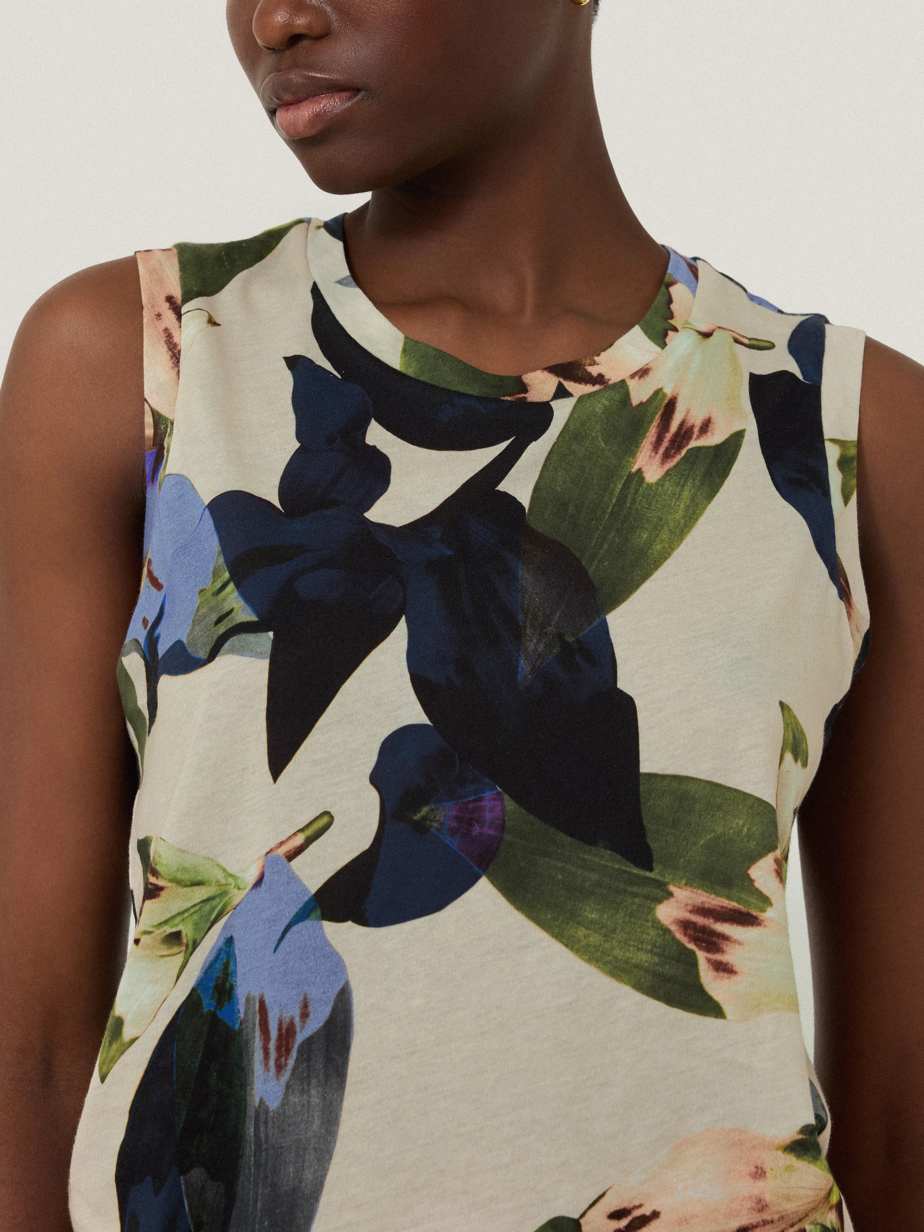 Future Botanic Cotton Tank | Neutral sold by Jigsaw product image thumbnail 2