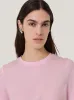 Supima Cotton Crew Neck Tee | Bloom Pink sold by Jigsaw