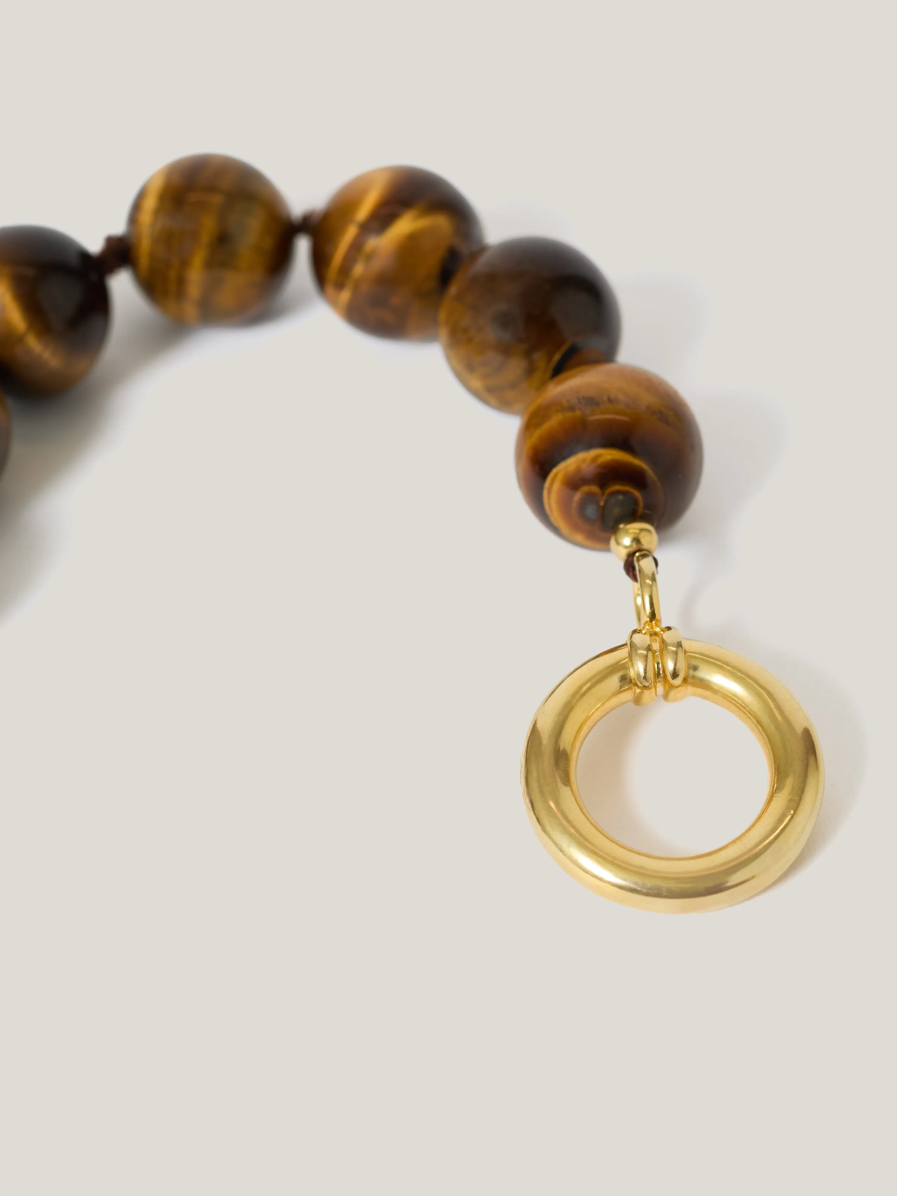 Tigers Eye Bead Necklace | Brown sold by Jigsaw product image thumbnail 3