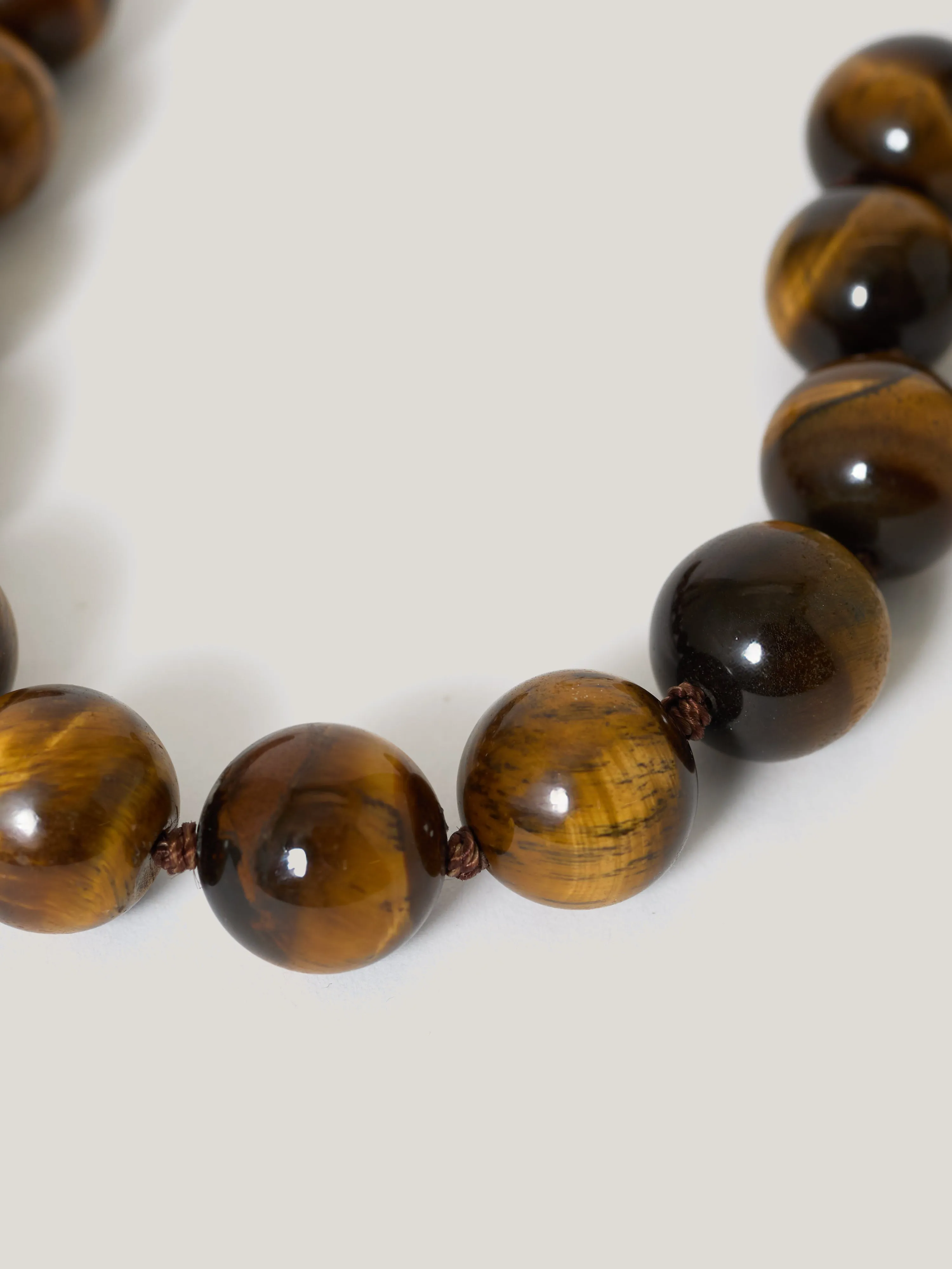 Tigers Eye Bead Necklace | Brown sold by Jigsaw product image thumbnail 4