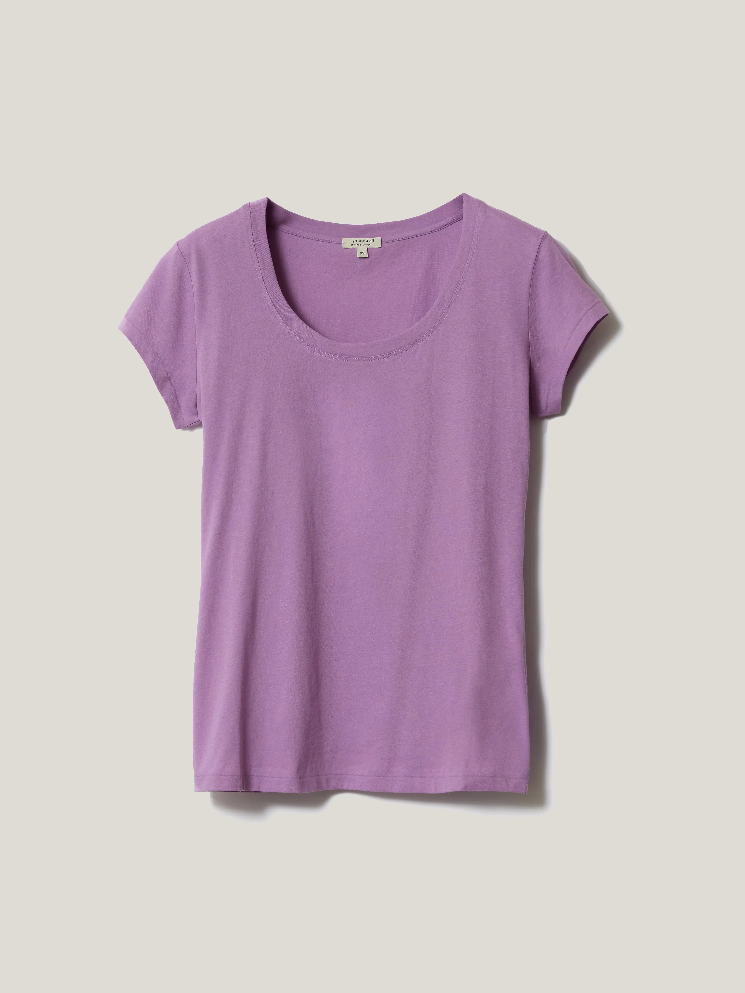 Supima Cotton Scoop Neck Tee | Tiger Orchid sold by Jigsaw product image thumbnail 5