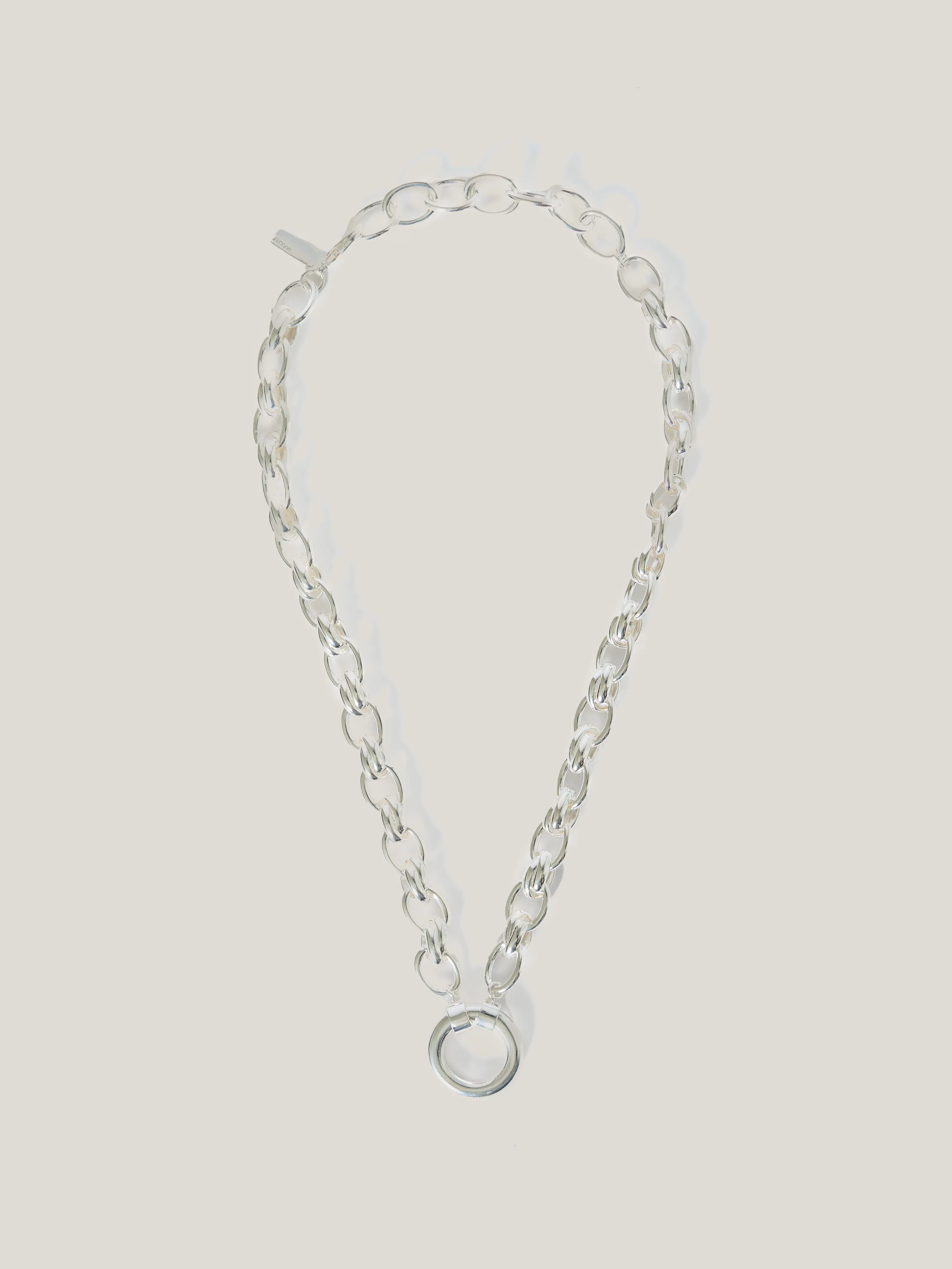 Round Link Chain Necklace | Silver sold by Jigsaw