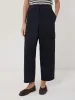 Cotton Viscose Cargo Trouser | Navy sold by Jigsaw