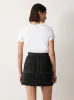 Denim Patch Pocket Mini Skirt | Black sold by Jigsaw