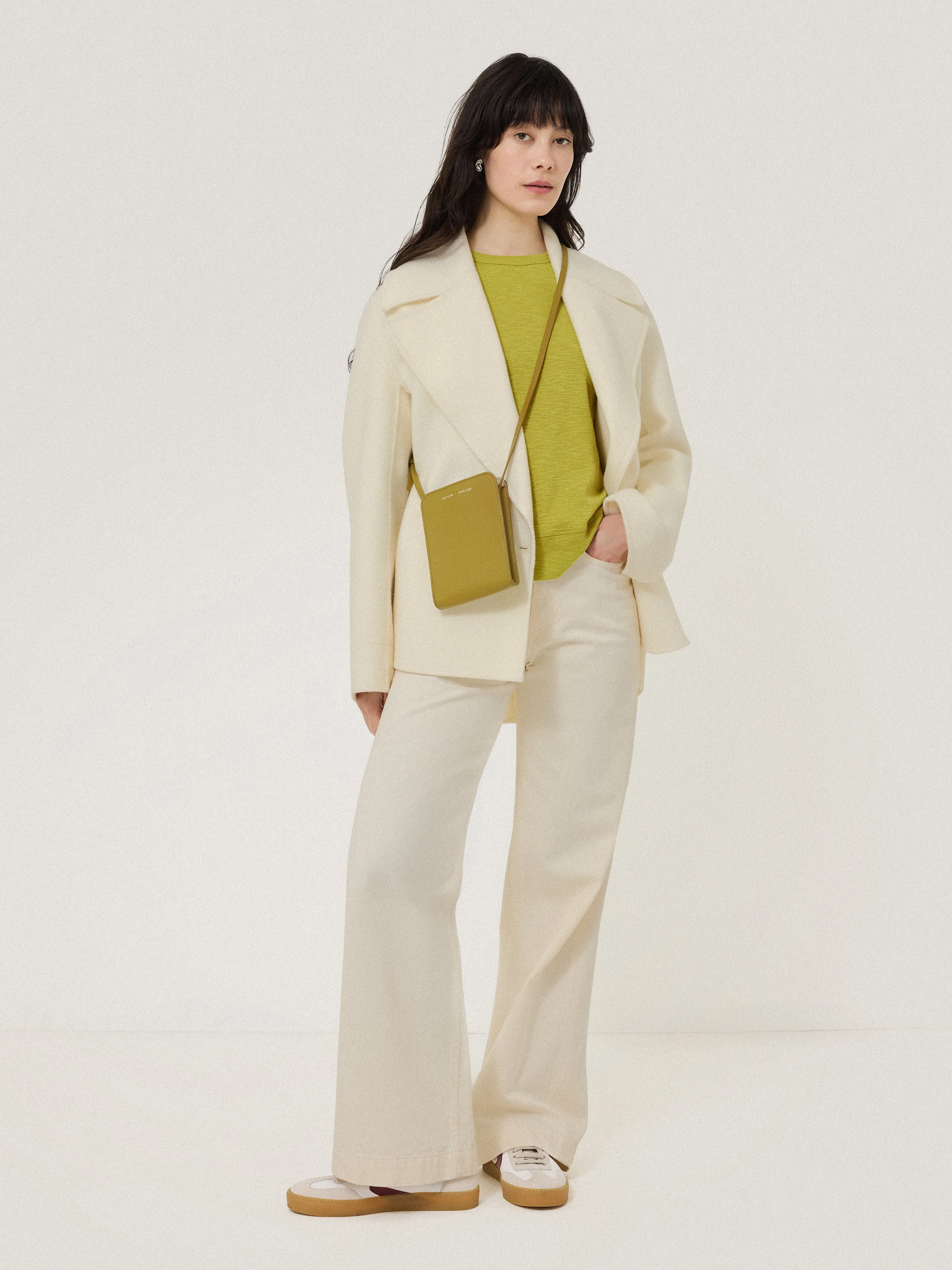 Cotton Luxe Raglan Tee | Key Lime sold by Jigsaw product image thumbnail 5