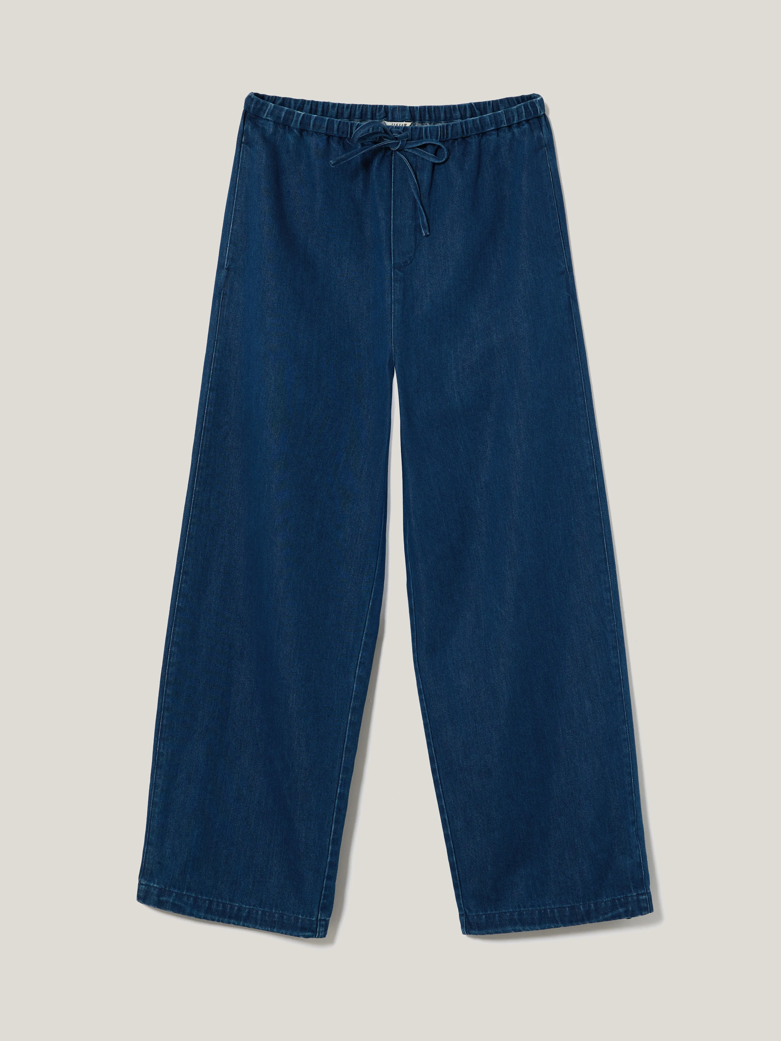 Denim Lyocell Relaxed Trouser | Indigo sold by Jigsaw product image thumbnail 5