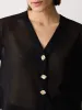 Sheer Linen Blend Cardigan | Black sold by Jigsaw