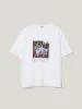 Blue Daffodils T-shirt | White sold by Jigsaw