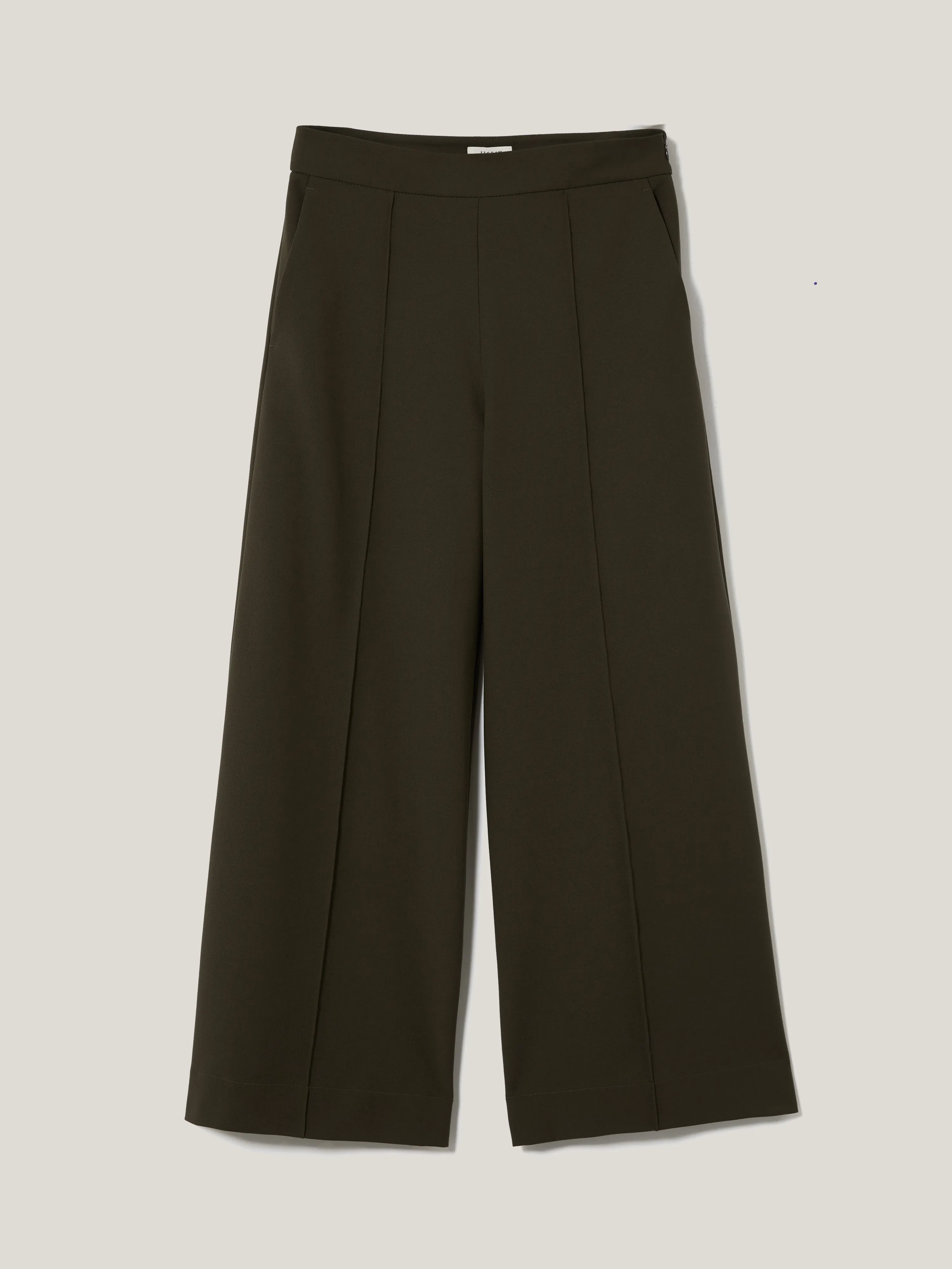 Modern Crepe Sailor Trouser | Dark Olive sold by Jigsaw product image thumbnail 5