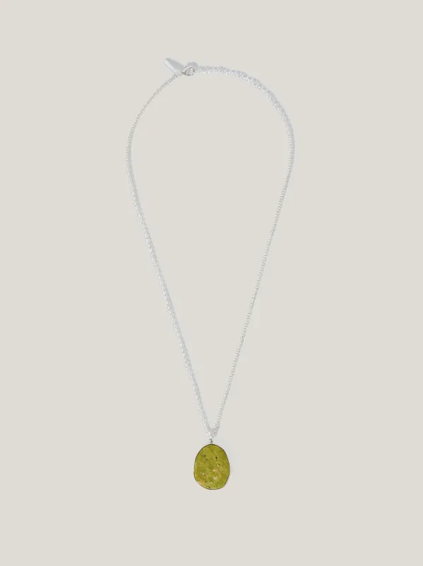 Green Jasper Pendant Necklace | Green sold by Jigsaw