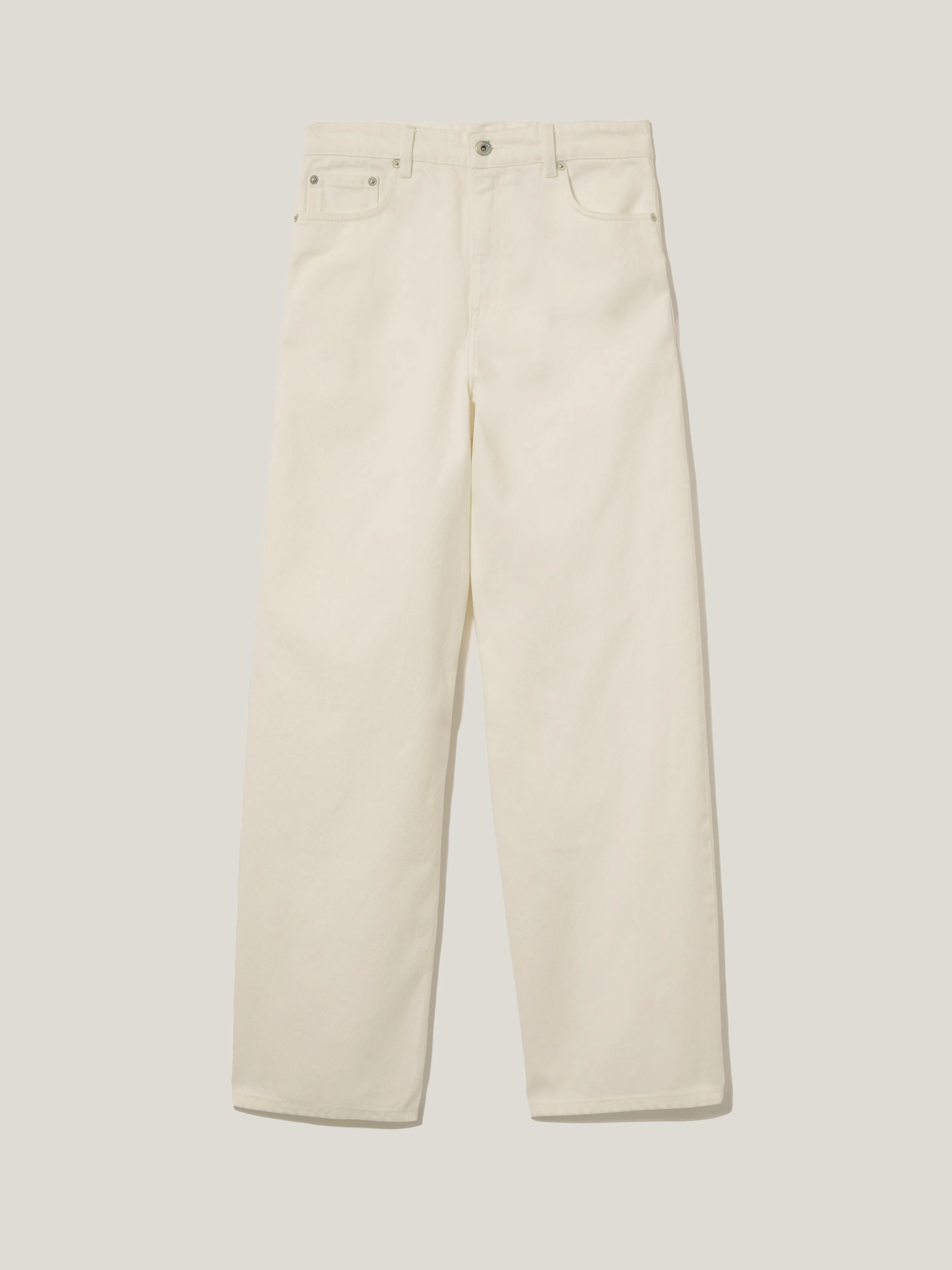 Lucia High Waisted Jean | White sold by Jigsaw product image thumbnail 3