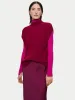 Soft Wool Rib Vest | Red sold by Jigsaw
