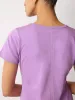 Stitched Short Sleeve Dress | Purple sold by Jigsaw