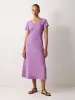 Stitched Short Sleeve Dress | Purple sold by Jigsaw