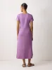 Stitched Short Sleeve Dress | Purple sold by Jigsaw