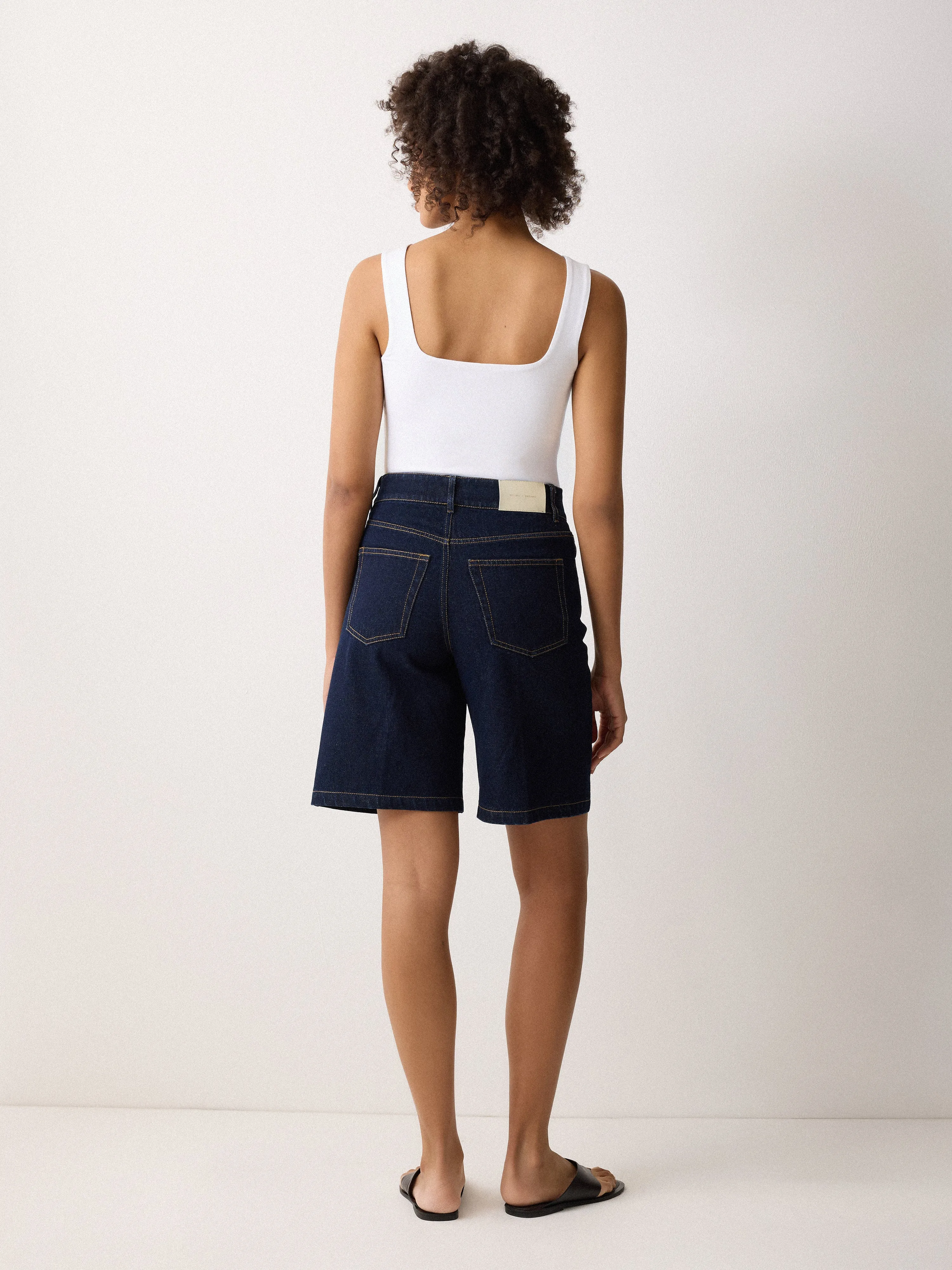 Straight Neck Vest | White sold by Jigsaw product image thumbnail 5