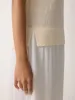 Linen Mixed Media Dress | Neutral sold by Jigsaw