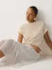 Linen Mixed Media Dress | Neutral sold by Jigsaw