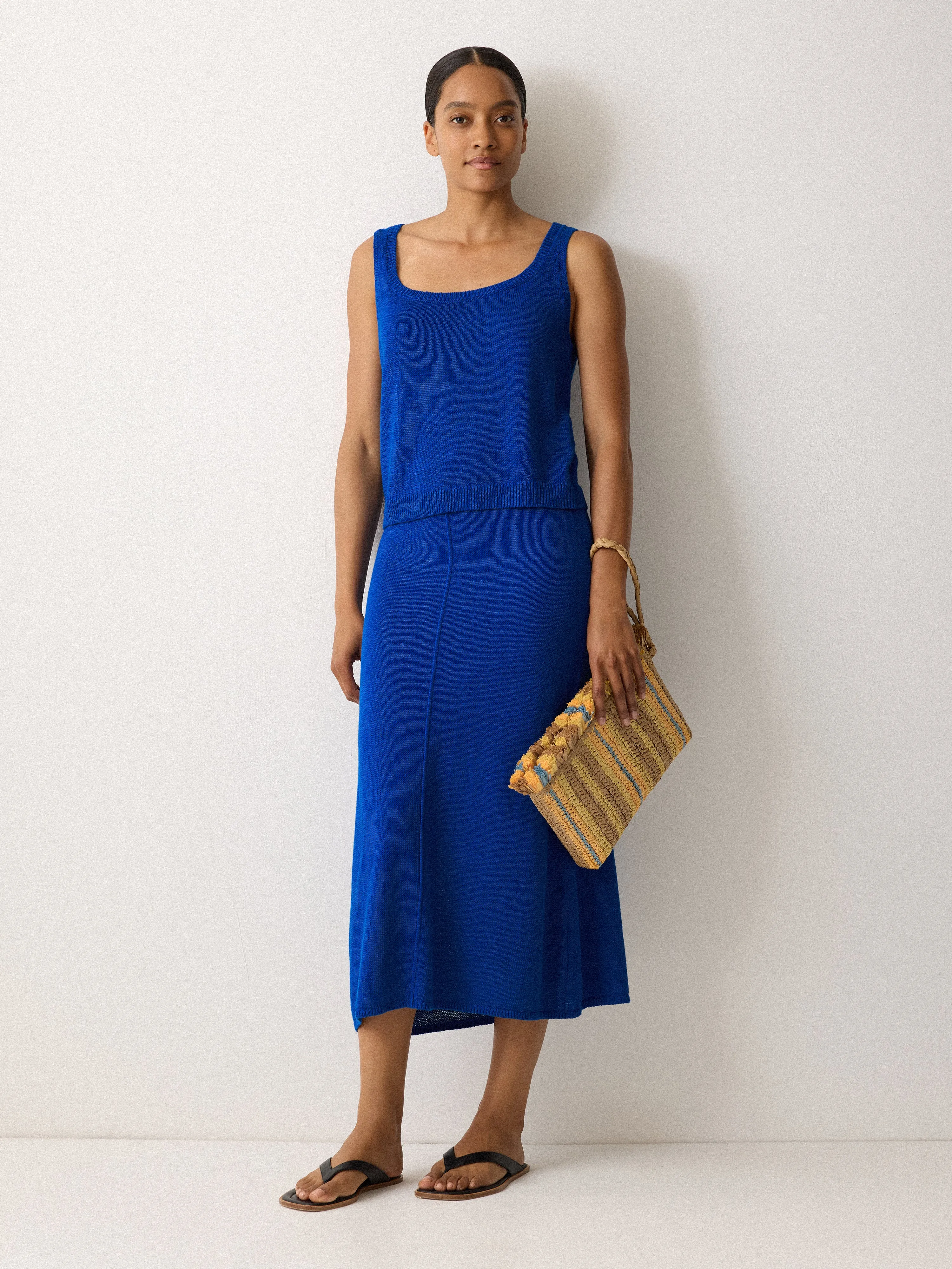 Striped Straw Pouch | Multi sold by Jigsaw product image thumbnail 2