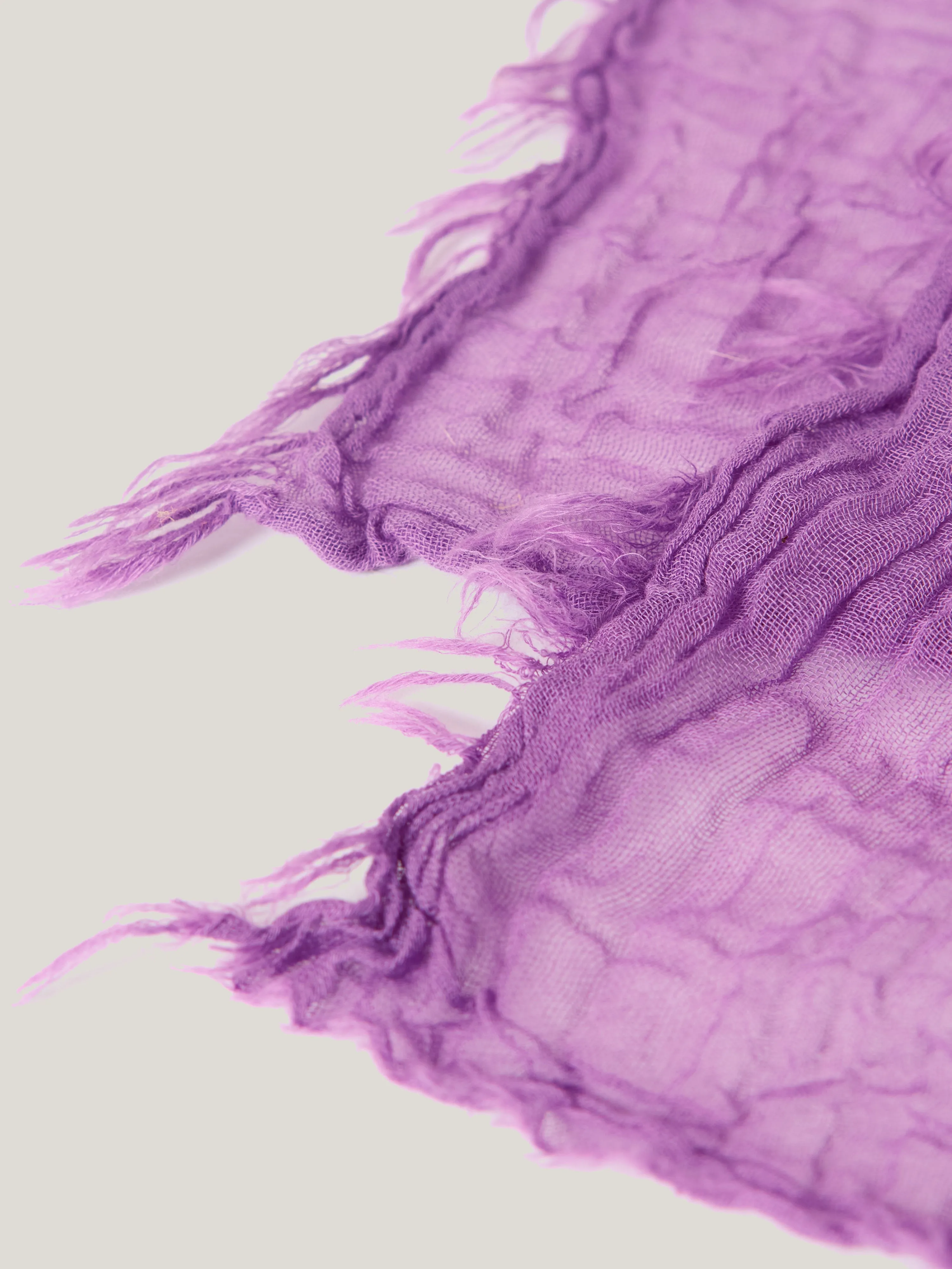 Crinkle Cotton Woven Scarf | Purple sold by Jigsaw product image thumbnail 5