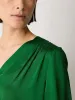 Recycled Satin Tunic Top | Emerald sold by Jigsaw