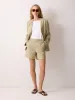 Irish Linen Sailor Short | Sand sold by Jigsaw