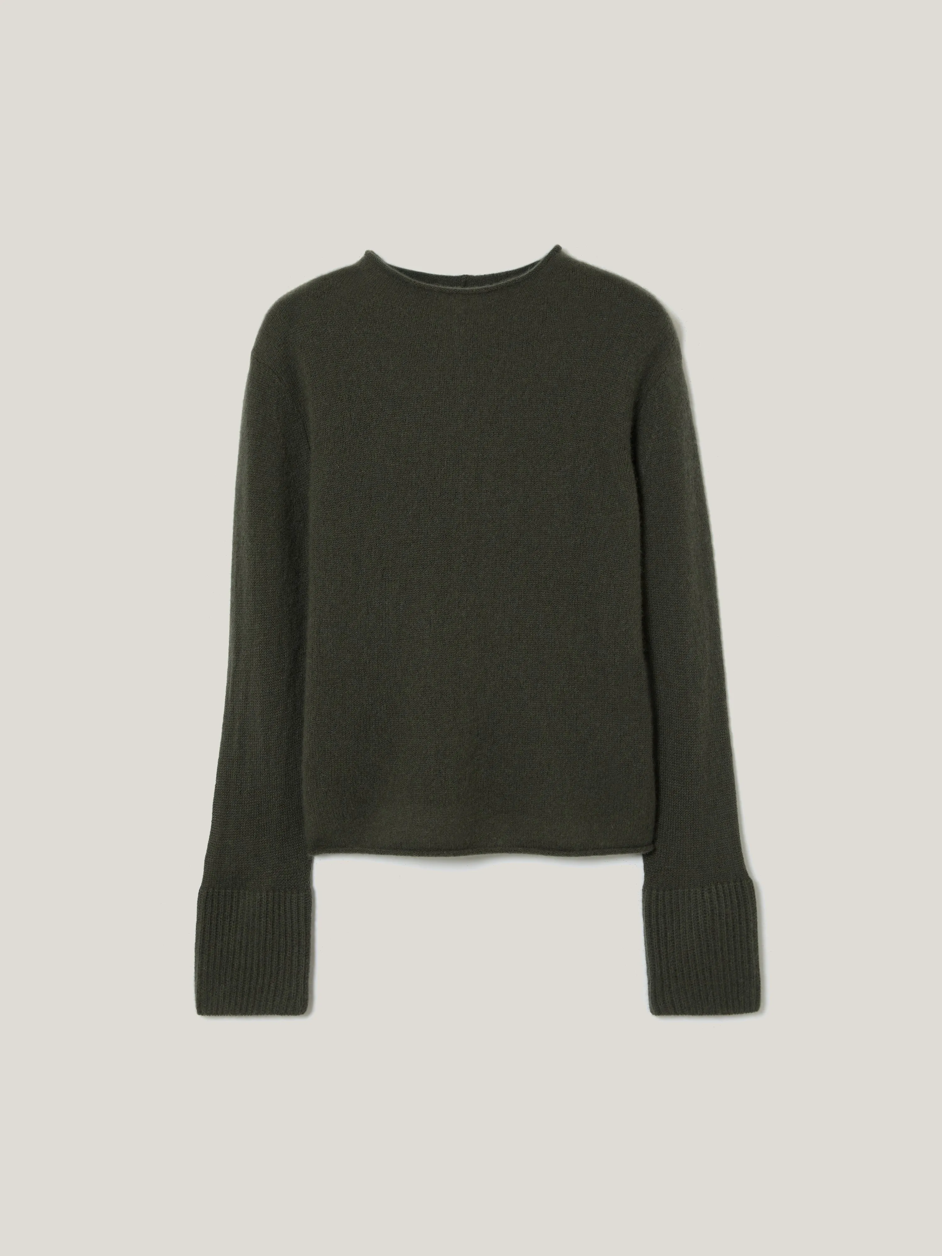 Cloud Cashmere Eldon Jumper | Khaki sold by Jigsaw product image thumbnail 5