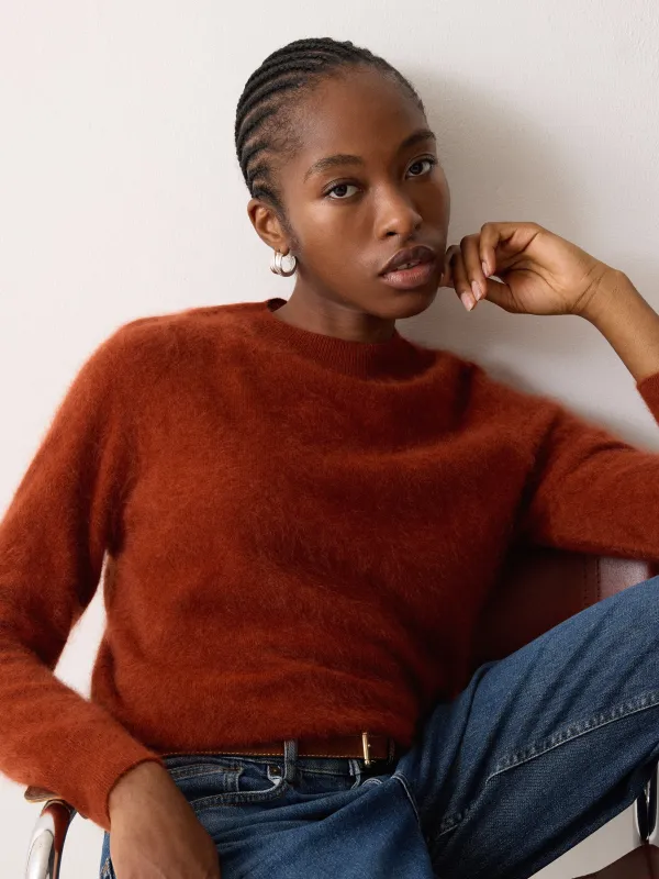 Halo Cashmere Jumper | Auburn sold by Jigsaw