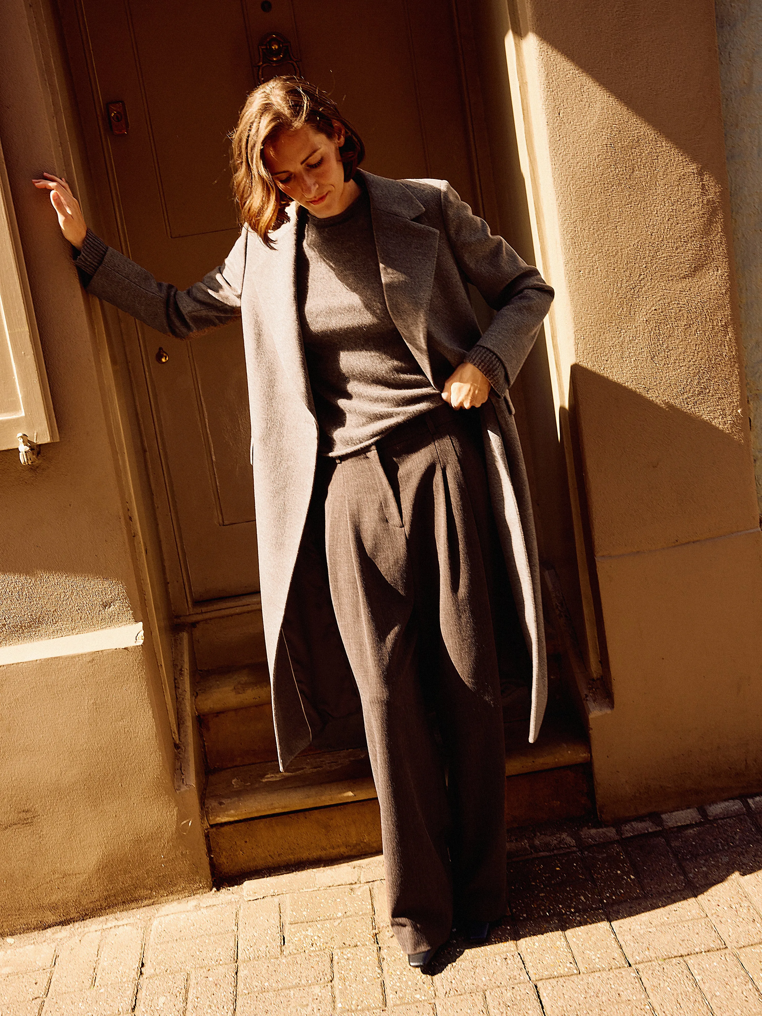 Wool Maxi City Coat | Taupe sold by Jigsaw product image thumbnail 5