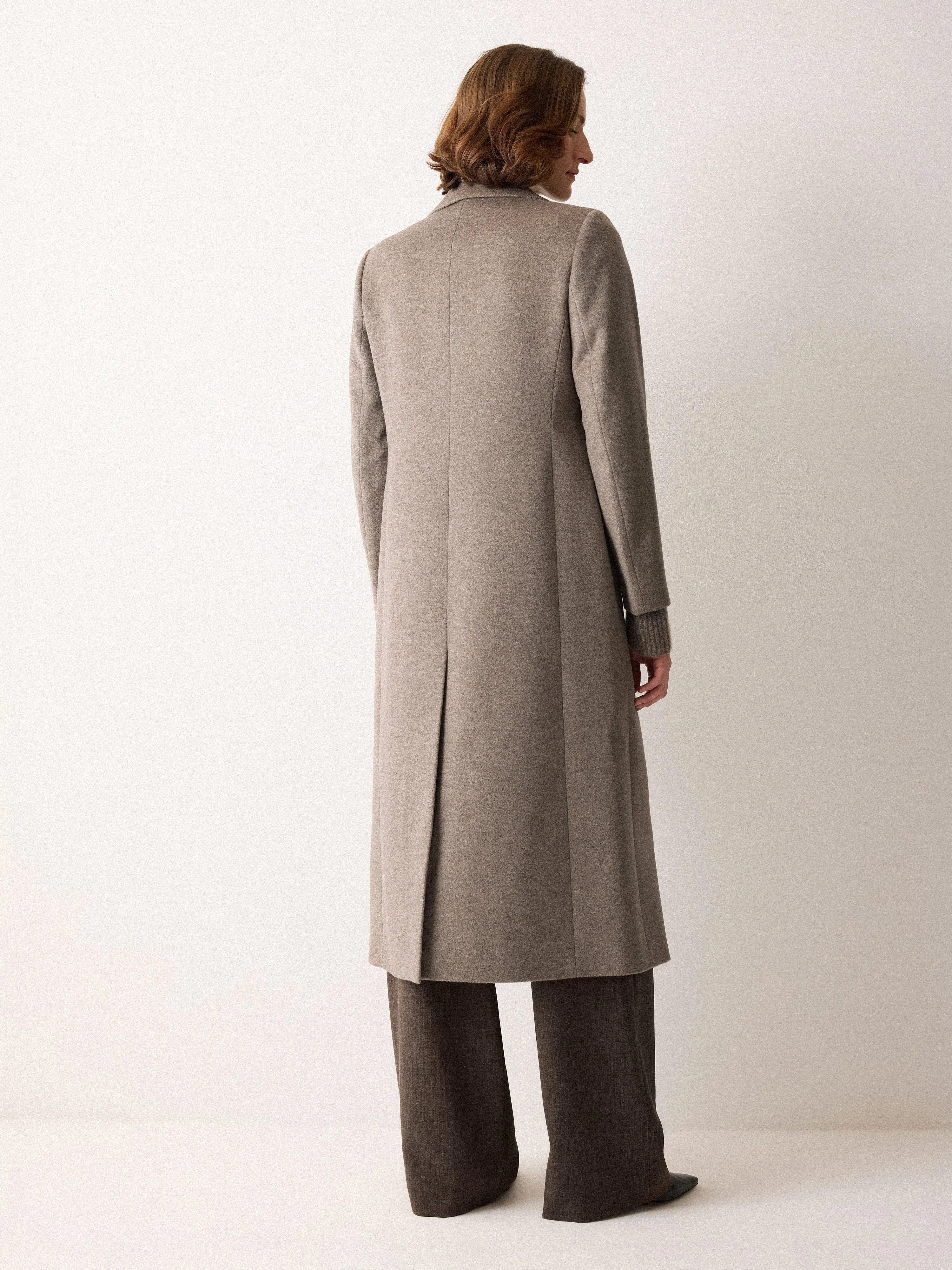 Wool Maxi City Coat | Taupe sold by Jigsaw product image thumbnail 4