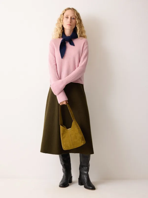Cloud Cashmere Eldon Jumper | Pink sold by Jigsaw
