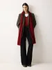 Soft Gauzy Knit Scarf | Red sold by Jigsaw