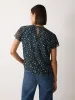 Polka Dot Chiffon Top | Grey sold by Jigsaw