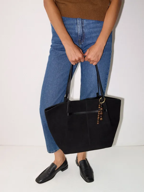 Semi Precious Bead Bag Charm | Brown sold by Jigsaw