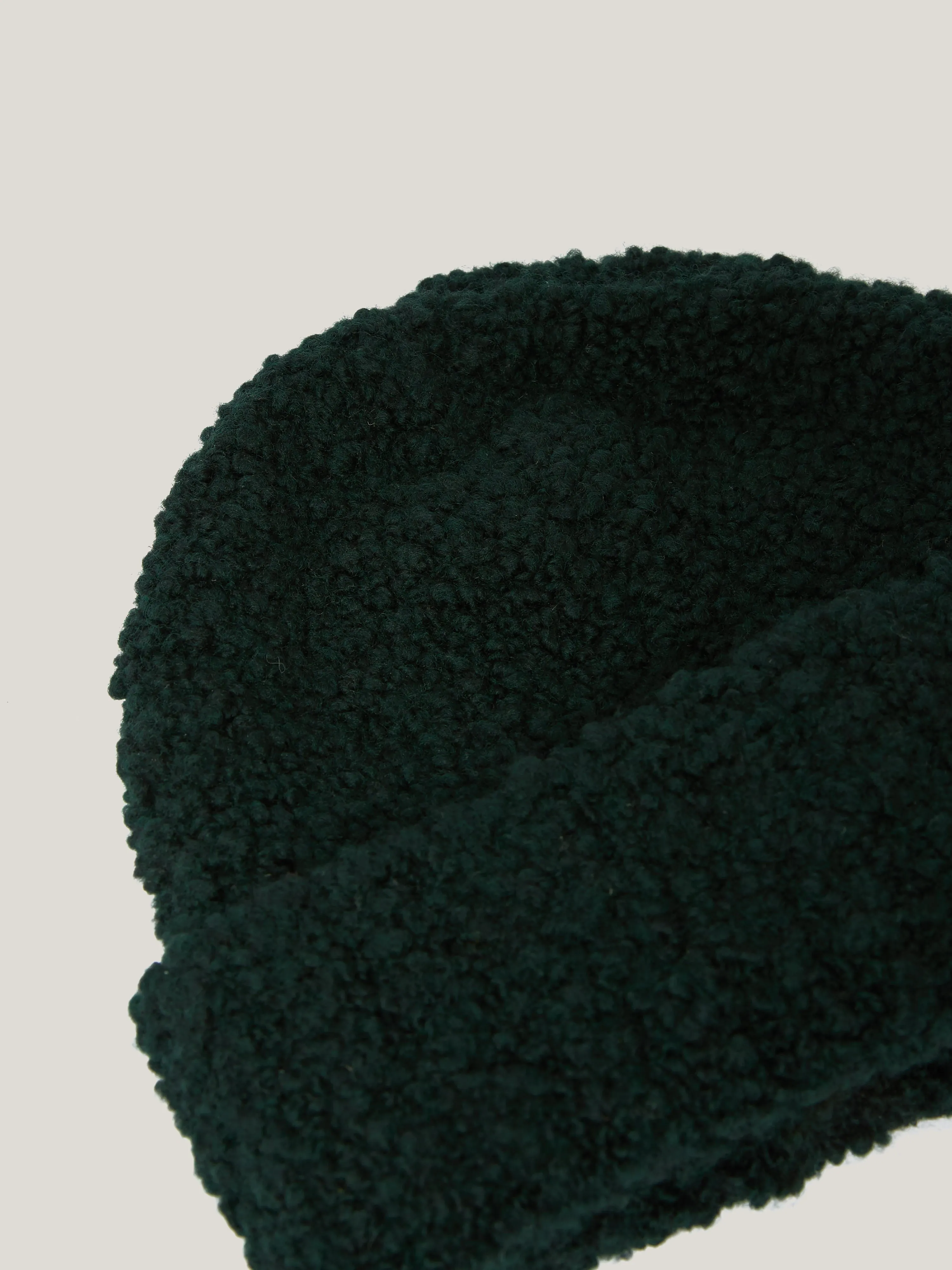 Boucle Beanie | Green sold by Jigsaw product image thumbnail 4