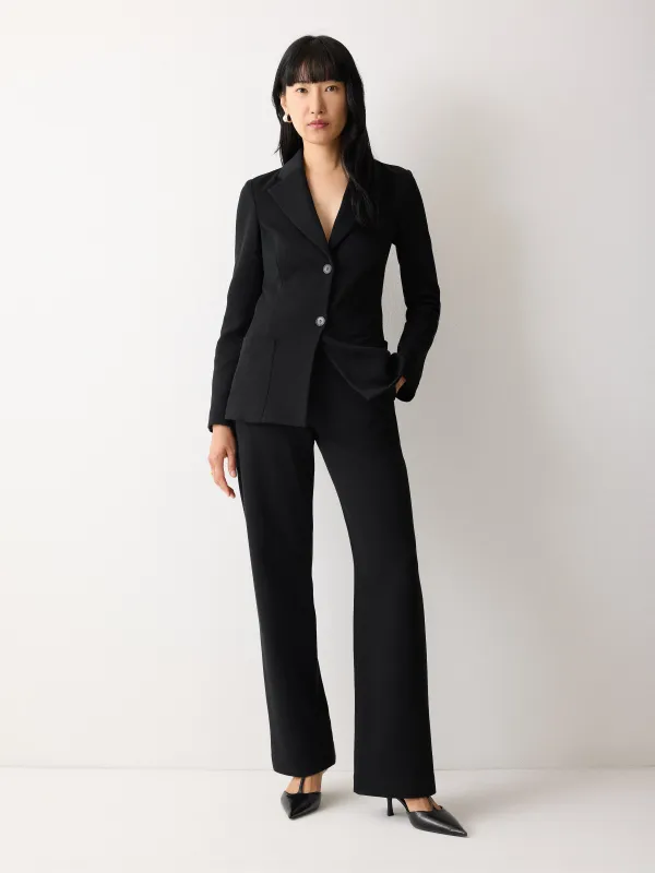 Jersey Blake Trouser | Black sold by Jigsaw