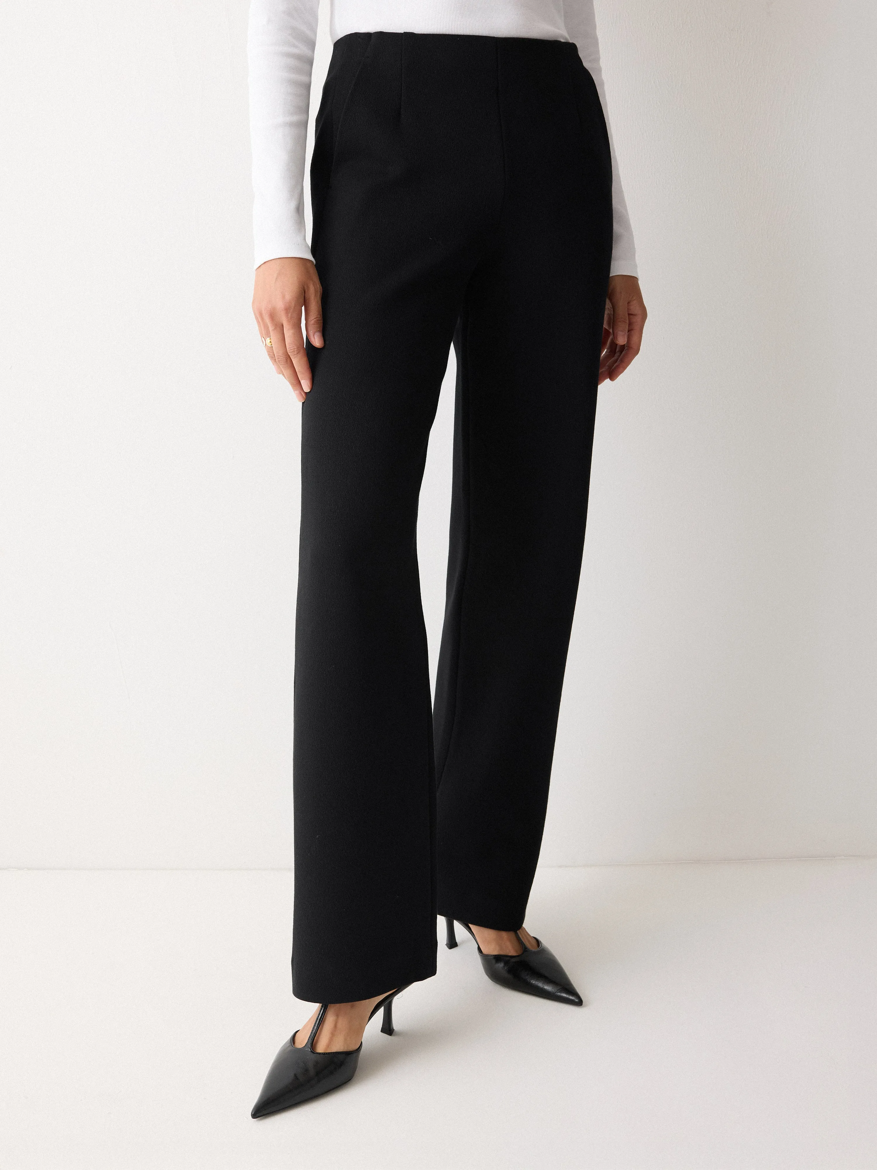 Jersey Blake Trouser | Black sold by Jigsaw product image thumbnail 2