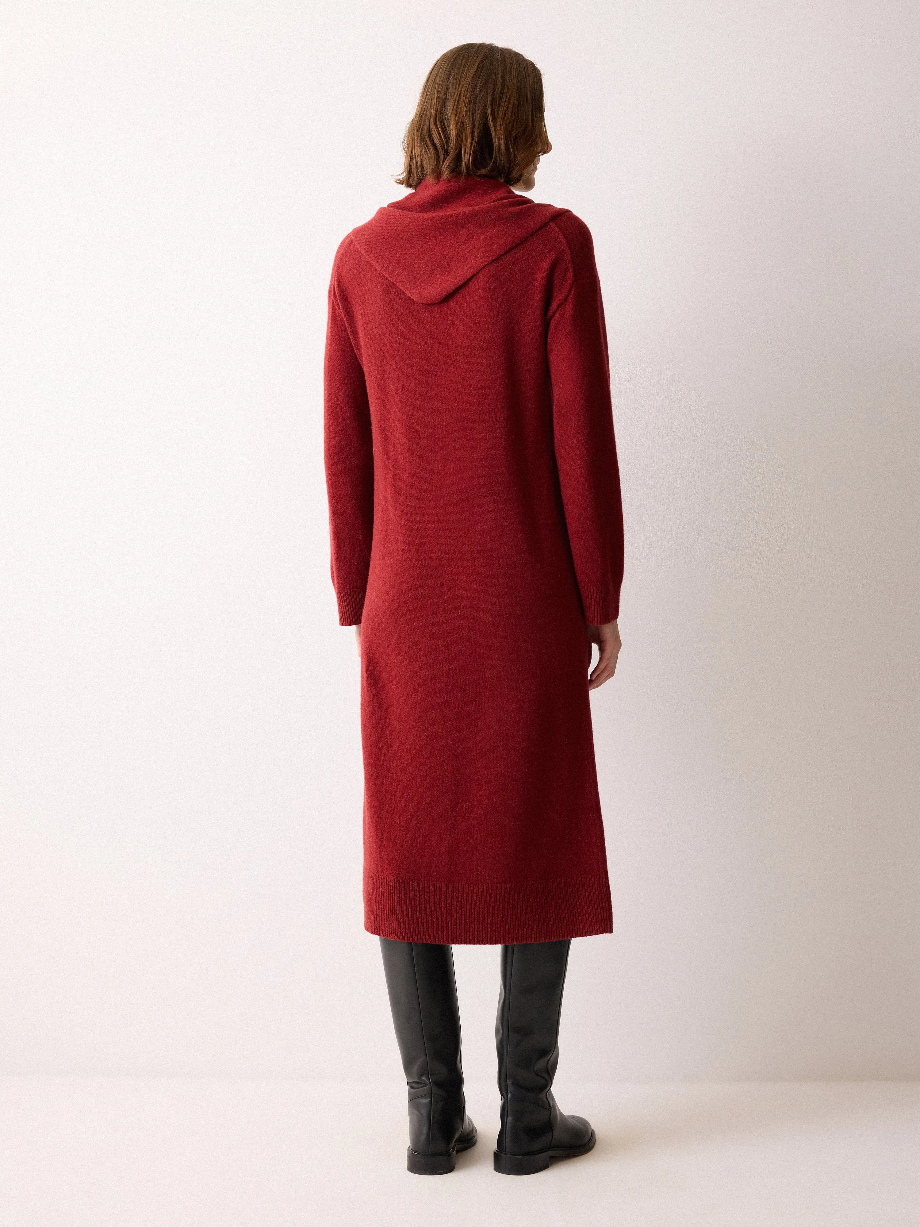 Triangular Scarf Knit Dress | Red sold by Jigsaw product image thumbnail 4