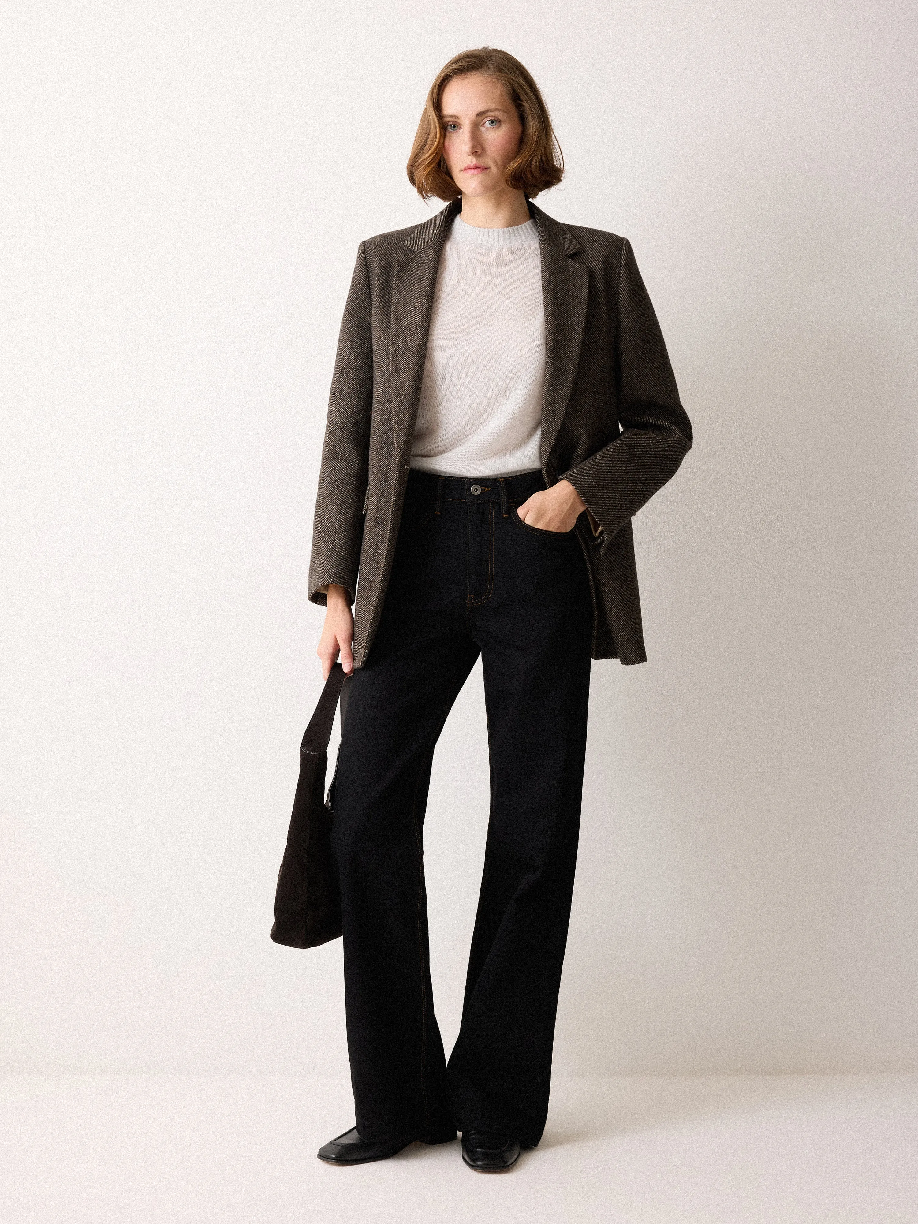 Greta Bootleg Jean | Black sold by Jigsaw