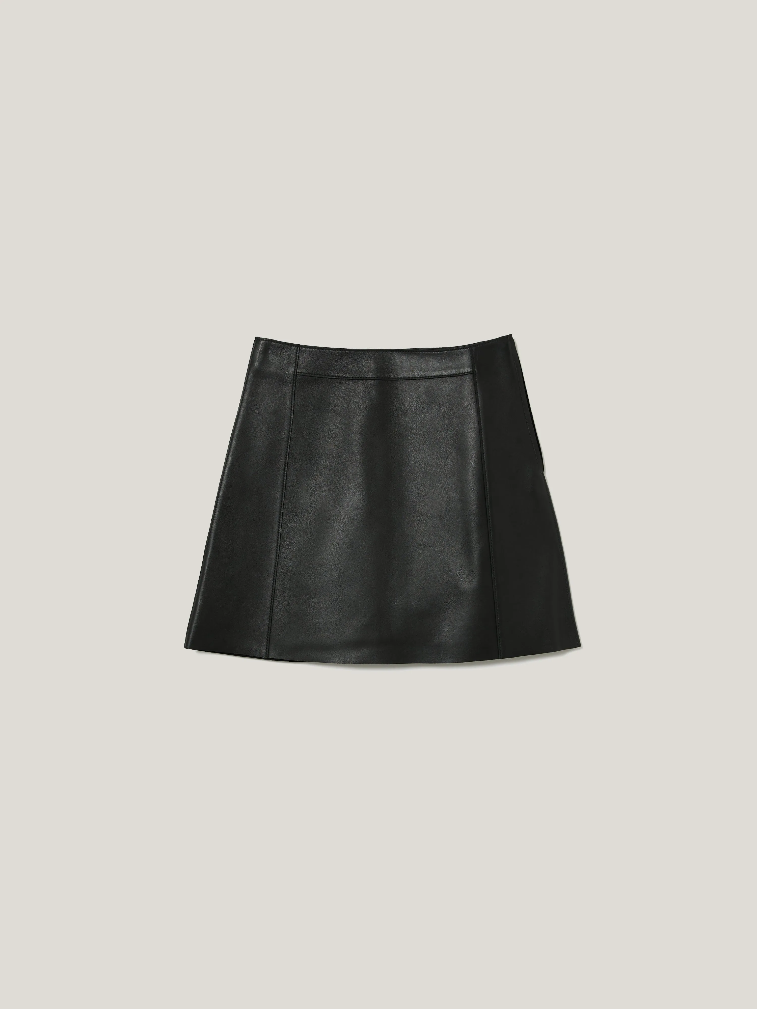 Bonded Leather Mini Skirt | Black sold by Jigsaw product image thumbnail 5