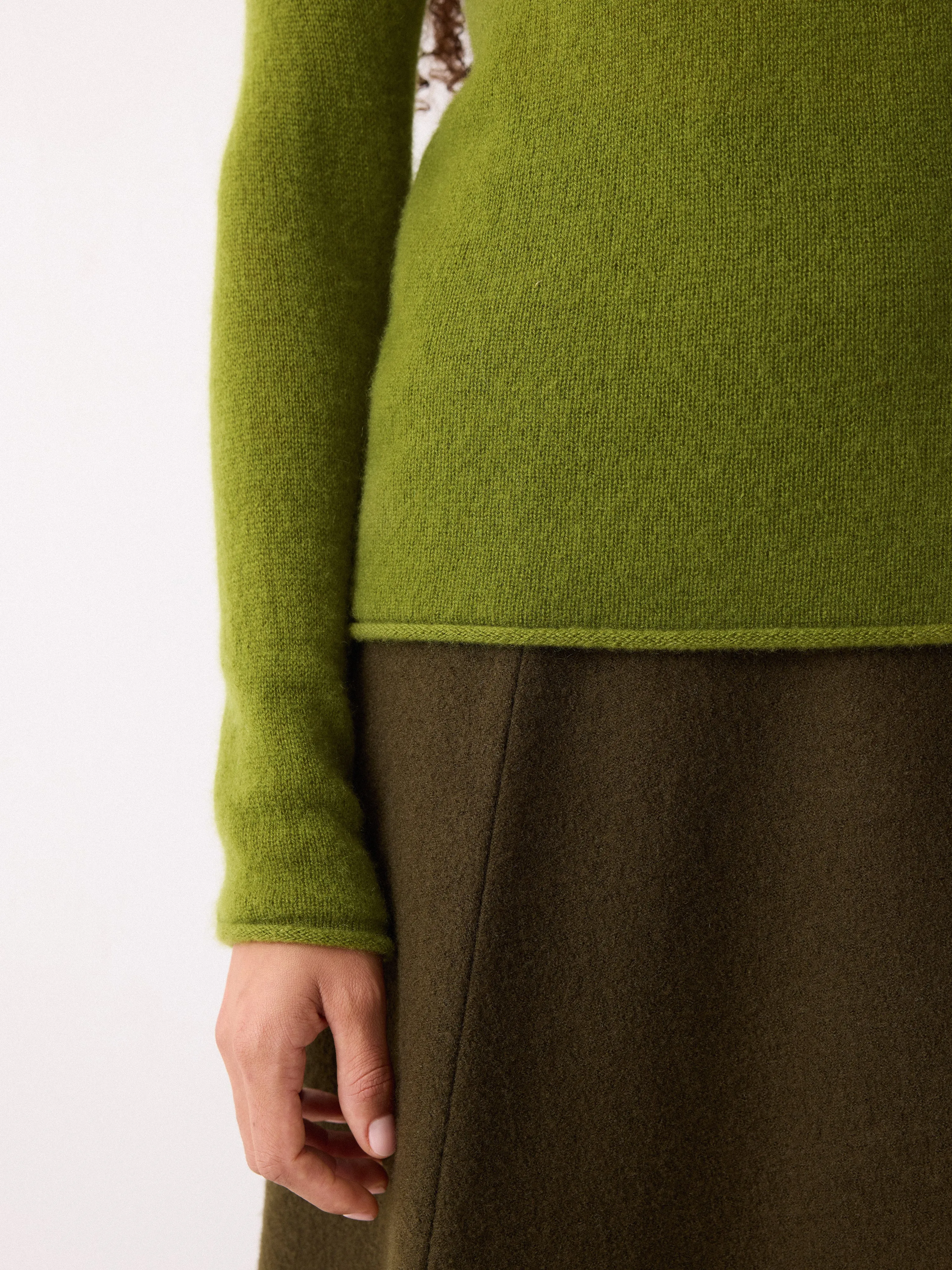 Cloud Cashmere Holden Polo | Green sold by Jigsaw product image thumbnail 5