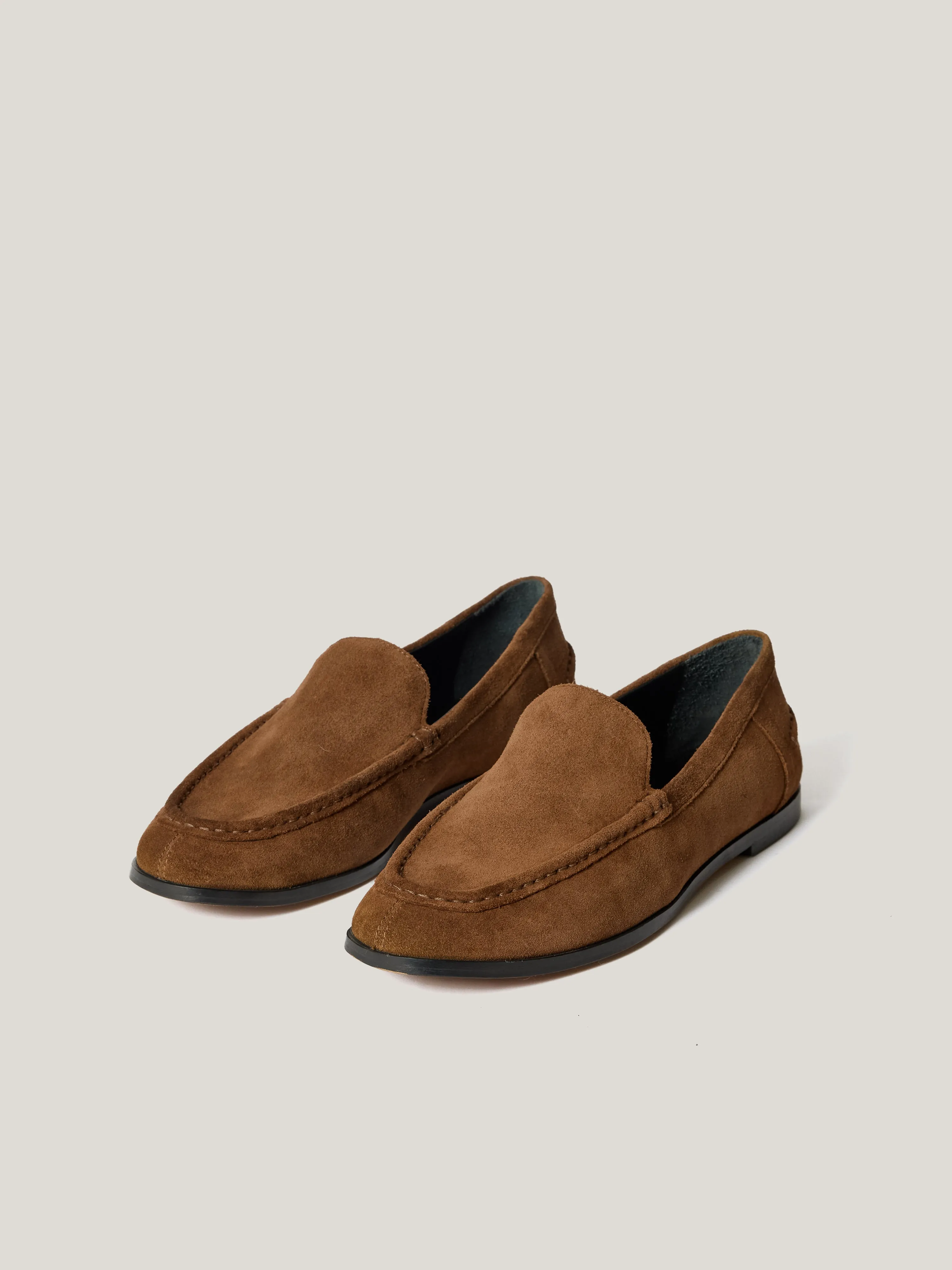 Soft Suede Moccasin Loafer | Tan sold by Jigsaw product image thumbnail 3