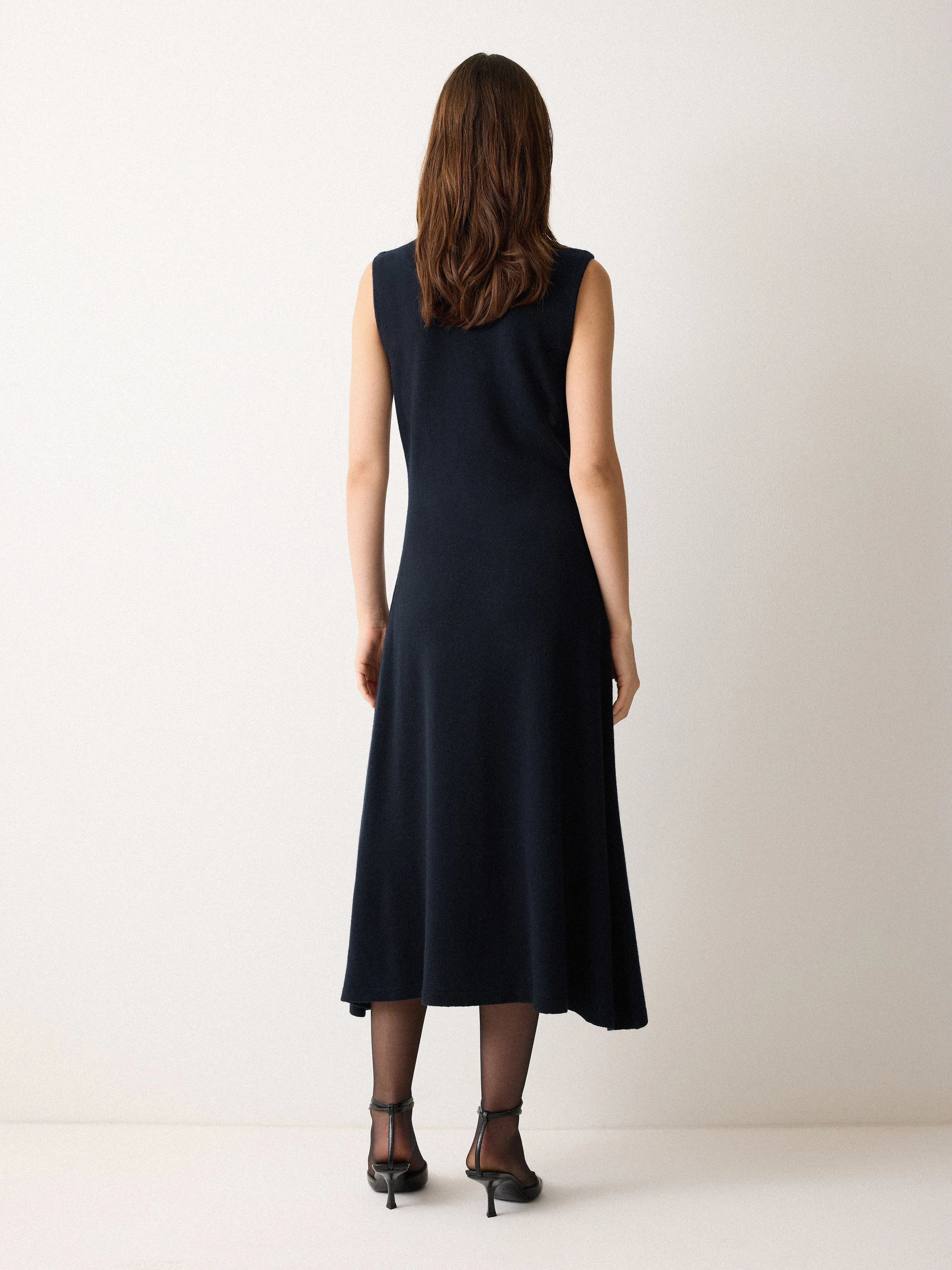 Embellished Knitted Dress | Navy sold by Jigsaw product image thumbnail 3