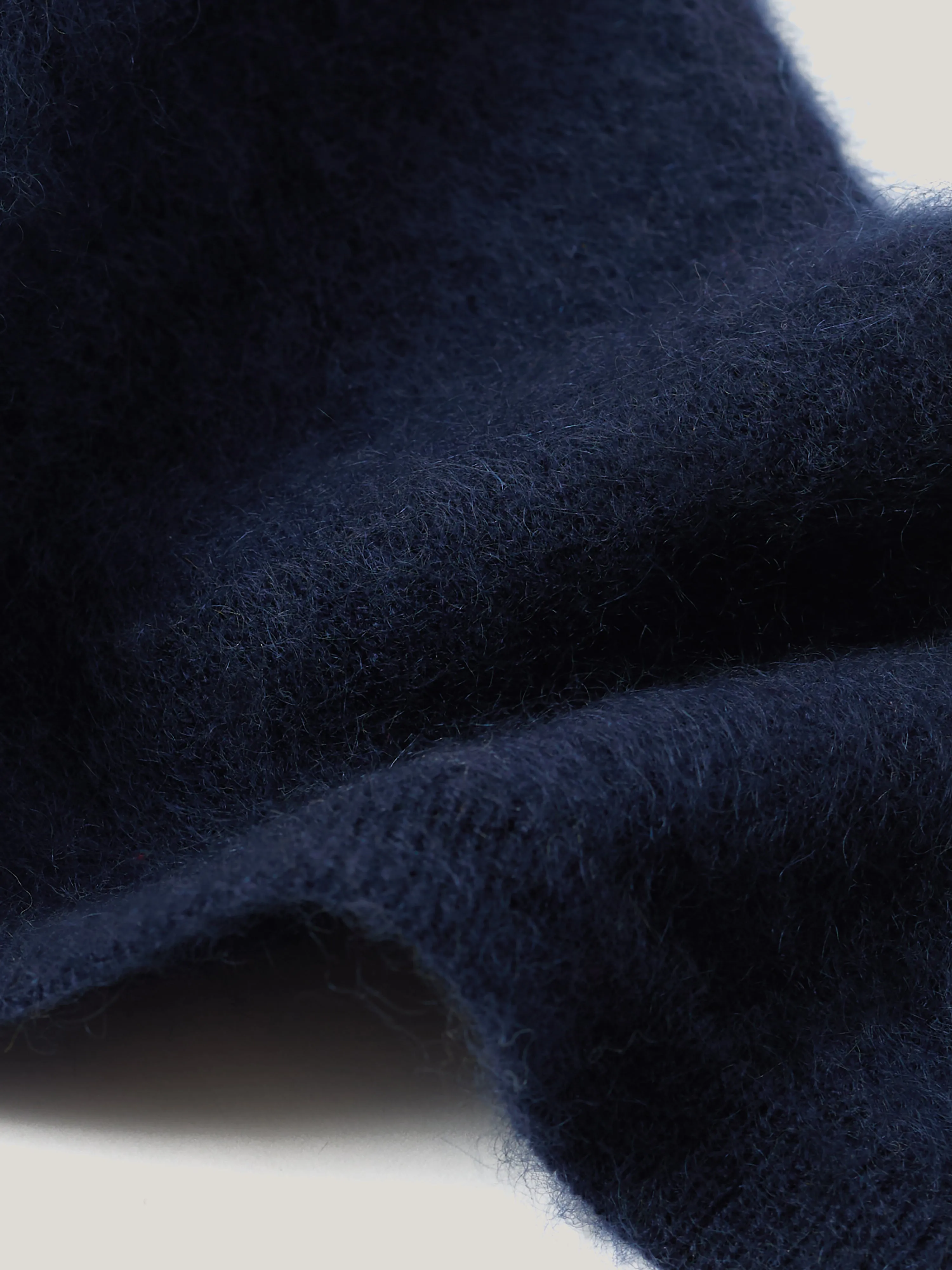 Halo Cashmere Triangle Scarf | Navy sold by Jigsaw product image thumbnail 2