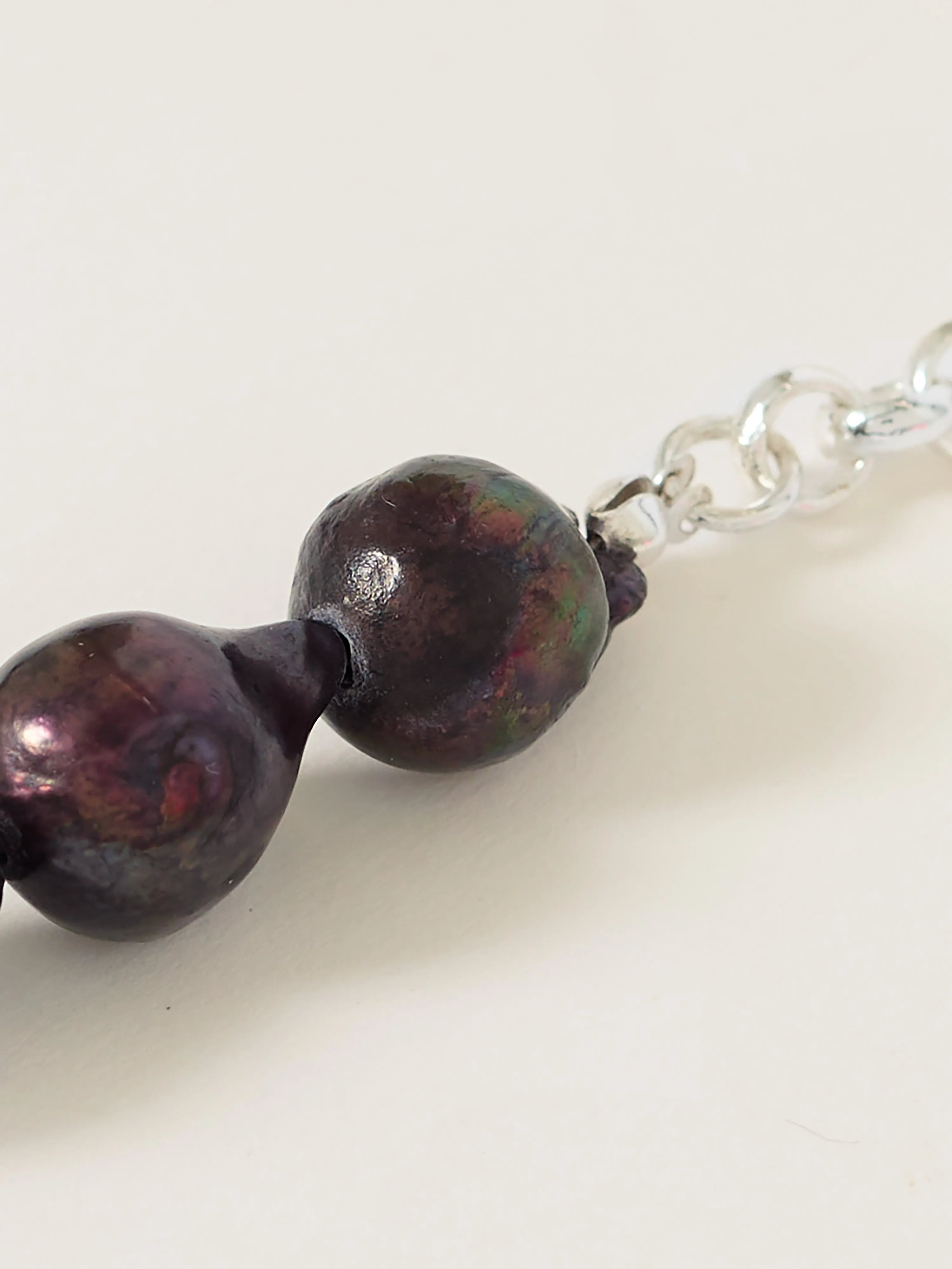 Black Pearl Necklace | Silver sold by Jigsaw product image thumbnail 4