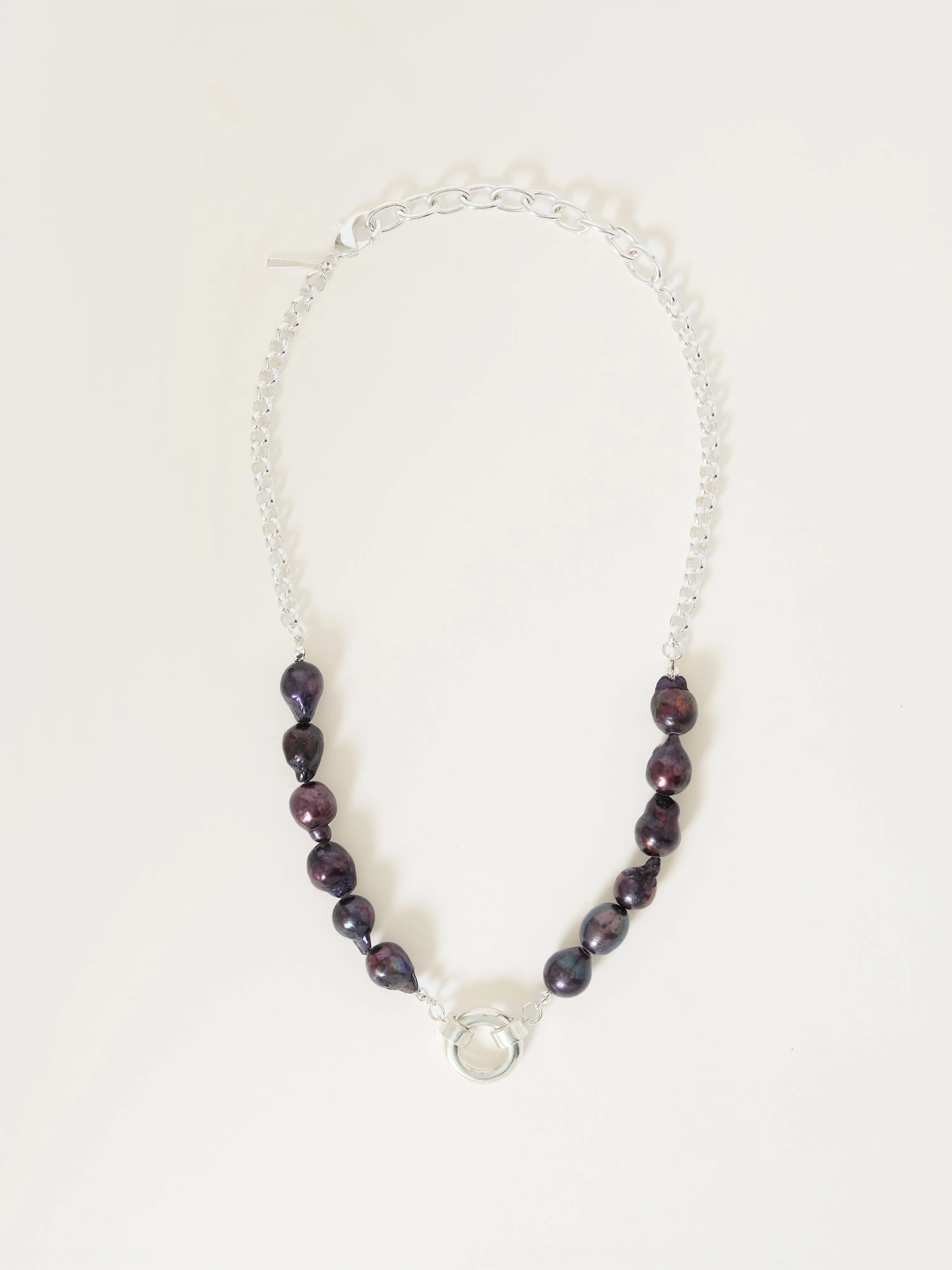 Black Pearl Necklace | Silver sold by Jigsaw product image thumbnail 2