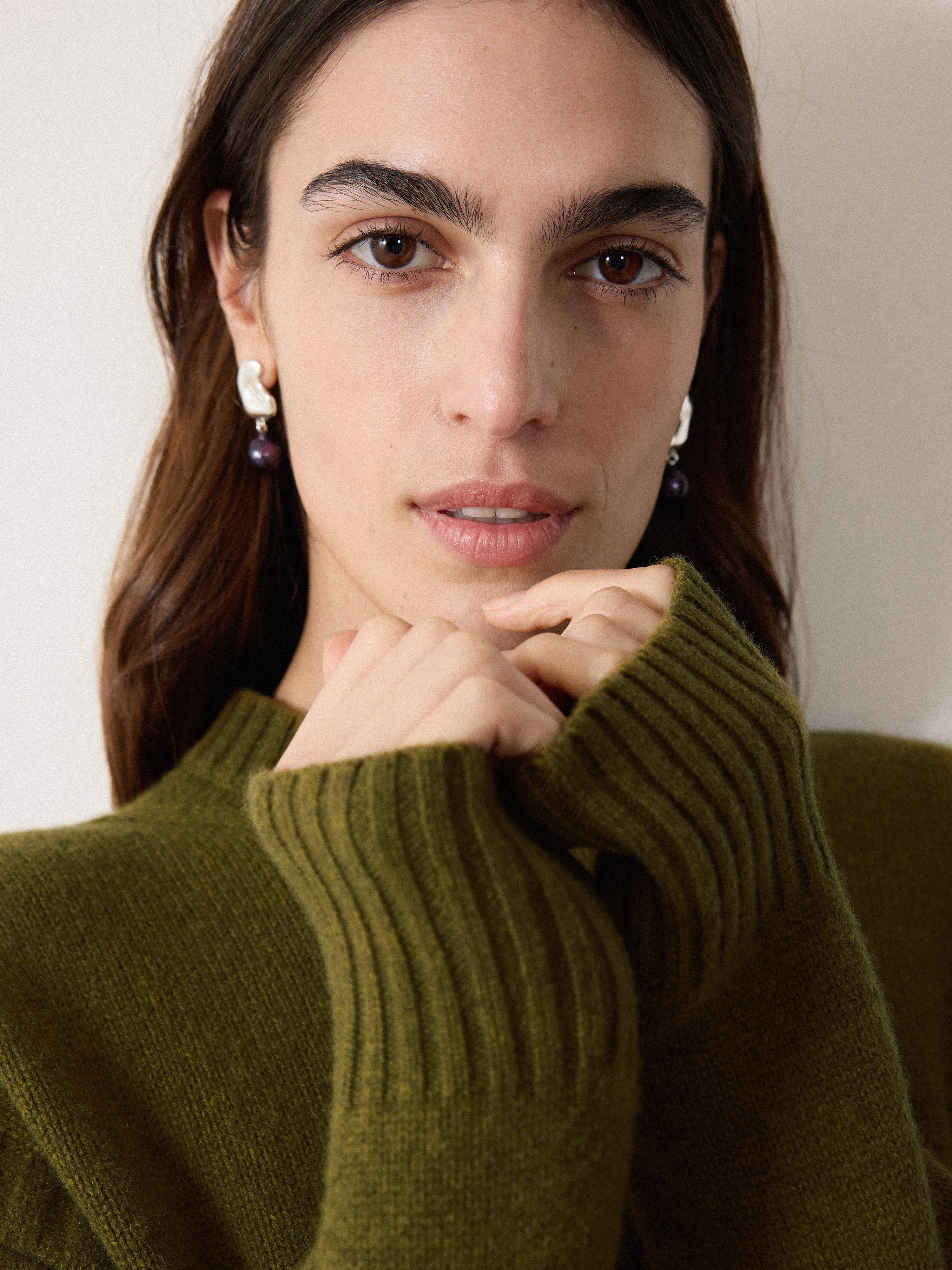 Knitted Mini Jumper Dress | Green sold by Jigsaw product image thumbnail 2